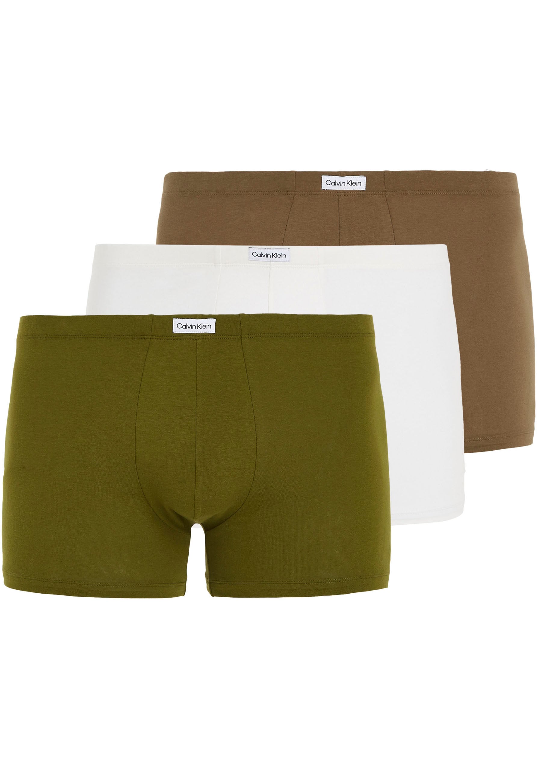 Calvin Klein Underwear Trunk "TRUNK 3PK", (Packung, 3er-Pack), mit Calvin Klein Logo-Elastikbund