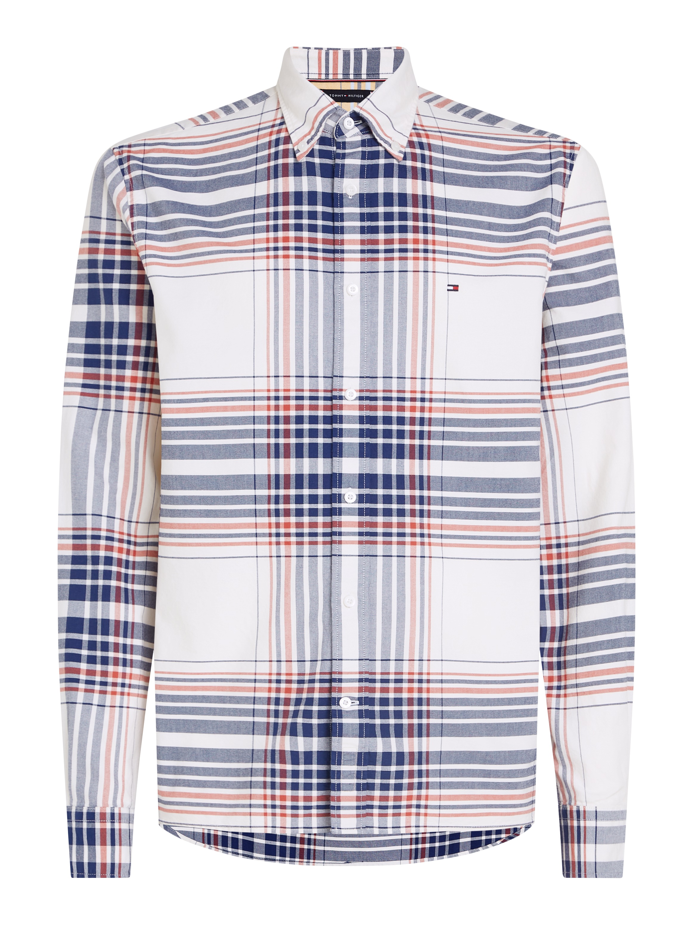 Tommy Hilfiger Langarmhemd »XL OXFORD CHECK RF SHIRT«, mit großem Karomuster