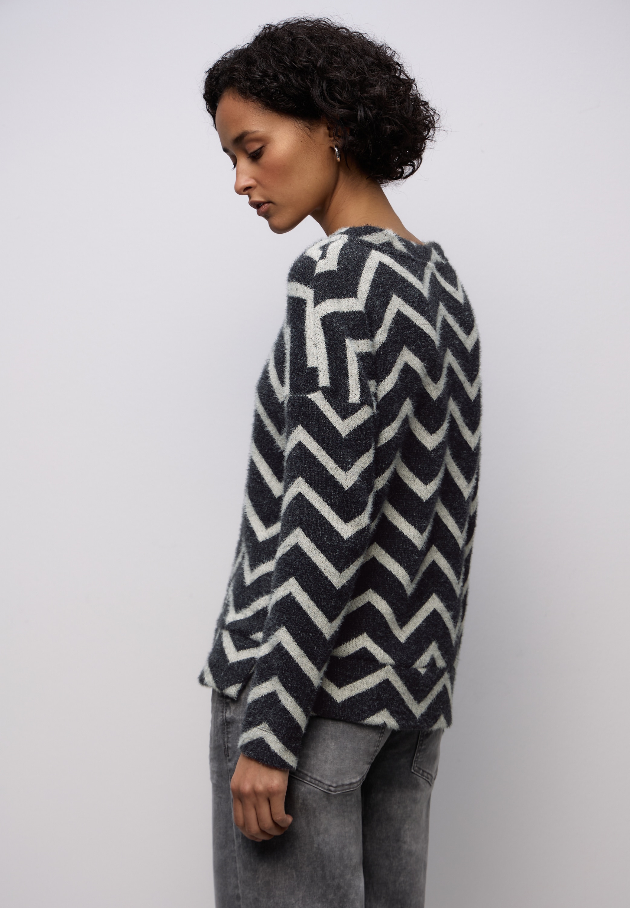 STREET ONE Langarmshirt im Shirt-Style