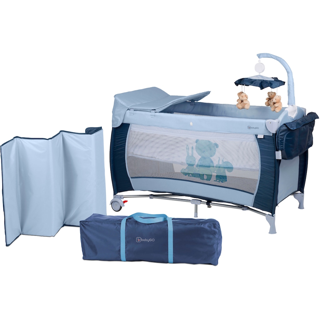 BabyGo Baby-Reisebett »Sleeper Deluxe, blau«