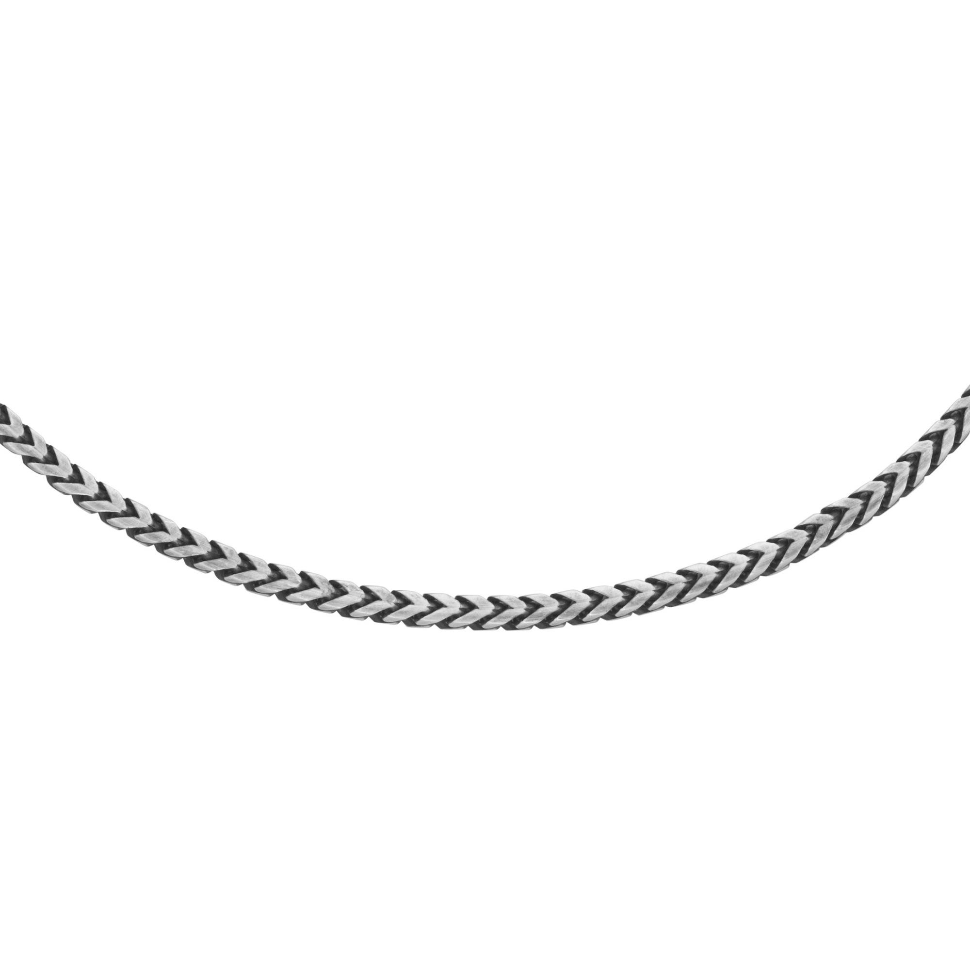 Smart Jewel Silberkette »Fantasiekette 4-kant antik, massiv, Silber 925«