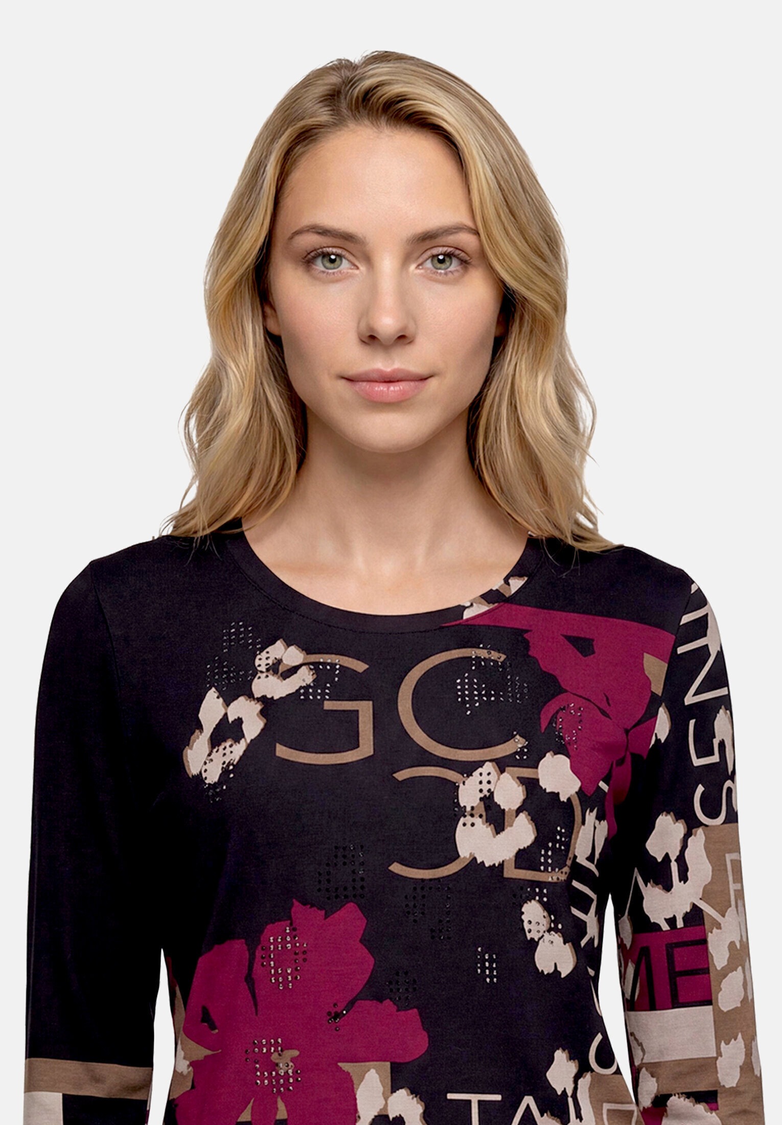 Betty Barclay 3/4-Arm-Shirt »Damen mit Rundhalsausschnitt« 1