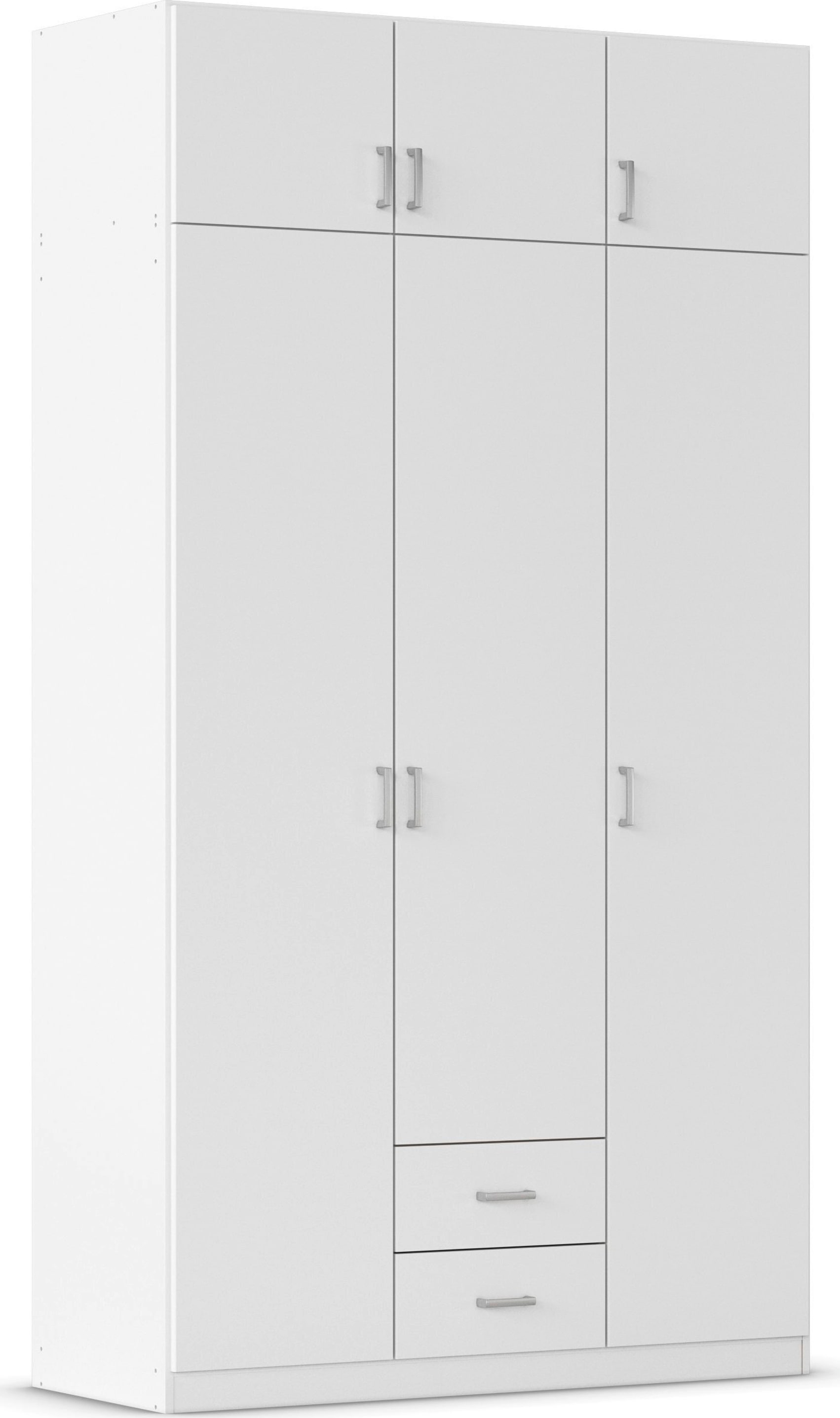 rauch "Schrank Garderobe Wäscheschrank GAMMA in 4 Breiten 91-226 cm" 3 verschiedene Ausstattungen BASIC/CLASSIC/PREMIUM (inkl. SOFT-CLOSE), mit Schubladen und Schrankaufsatz, schlichtes Design MADE IN GERMANY