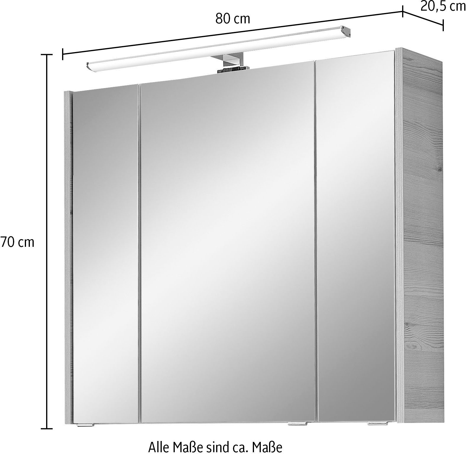 Saphir Spiegelschrank »Quickset 393«