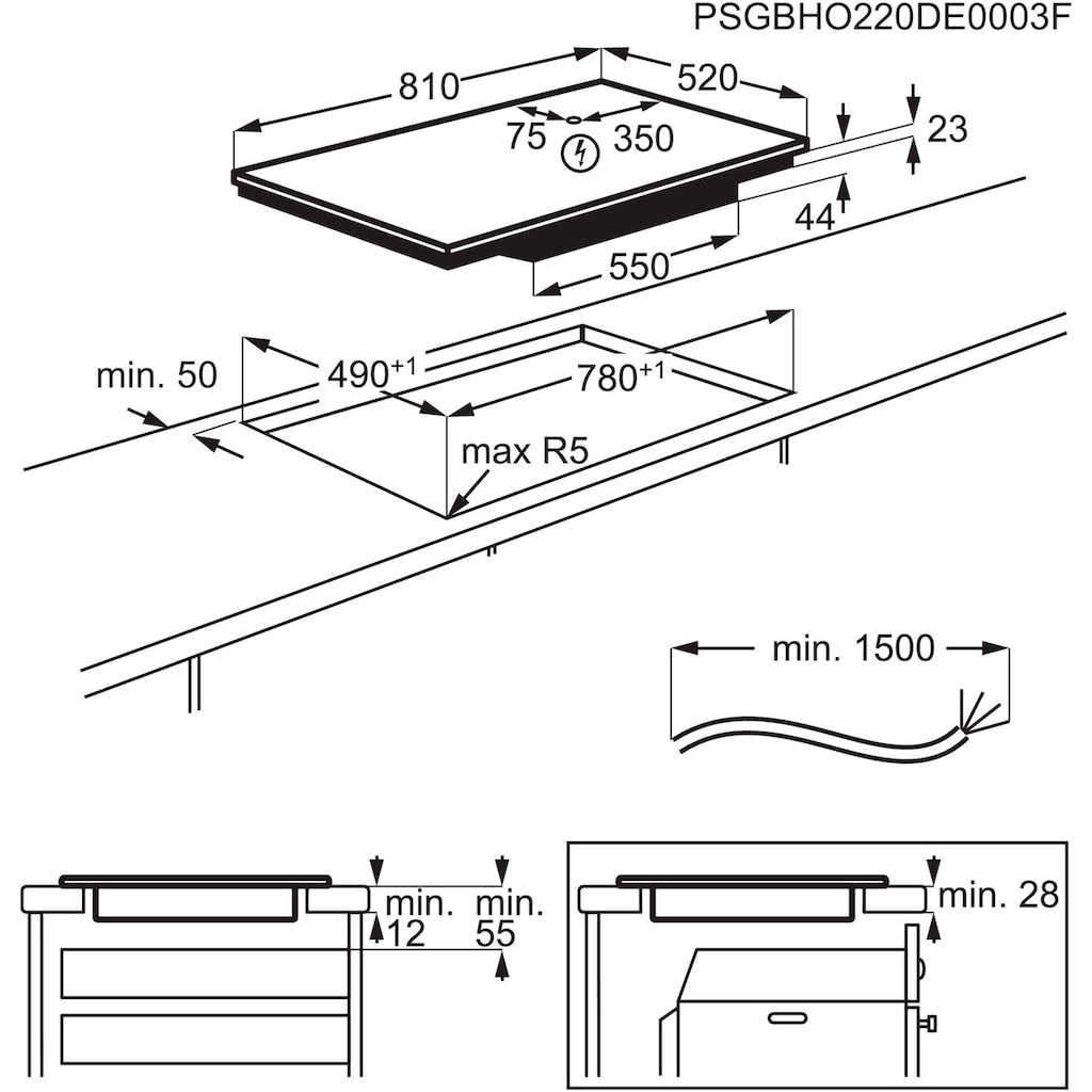 AEG Induktions-Kochfeld »TII84B0FFZ«, TII84B0FFZ