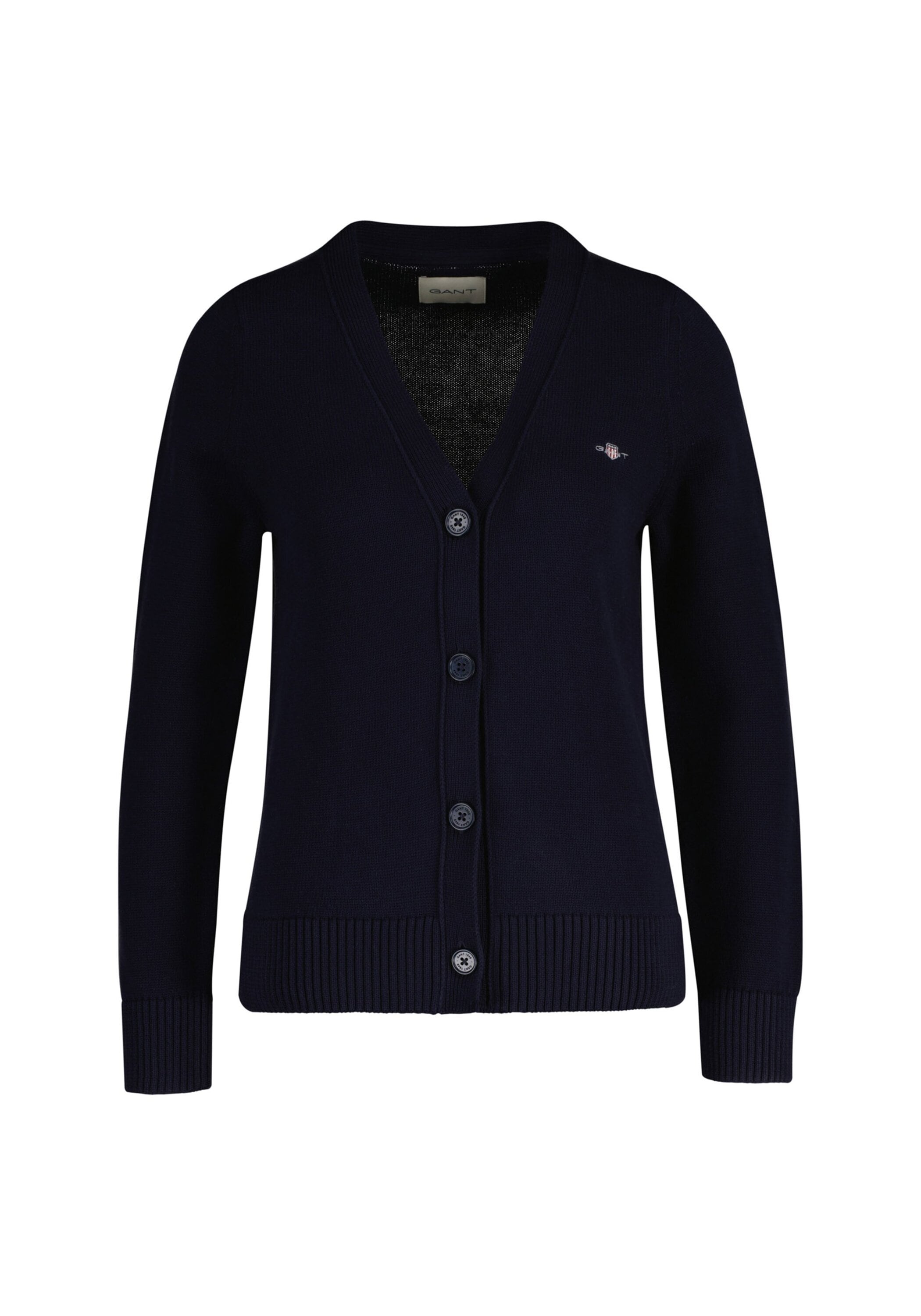 Gant Sweater »Strickjacke CLASSIC COTTON C-NECK«