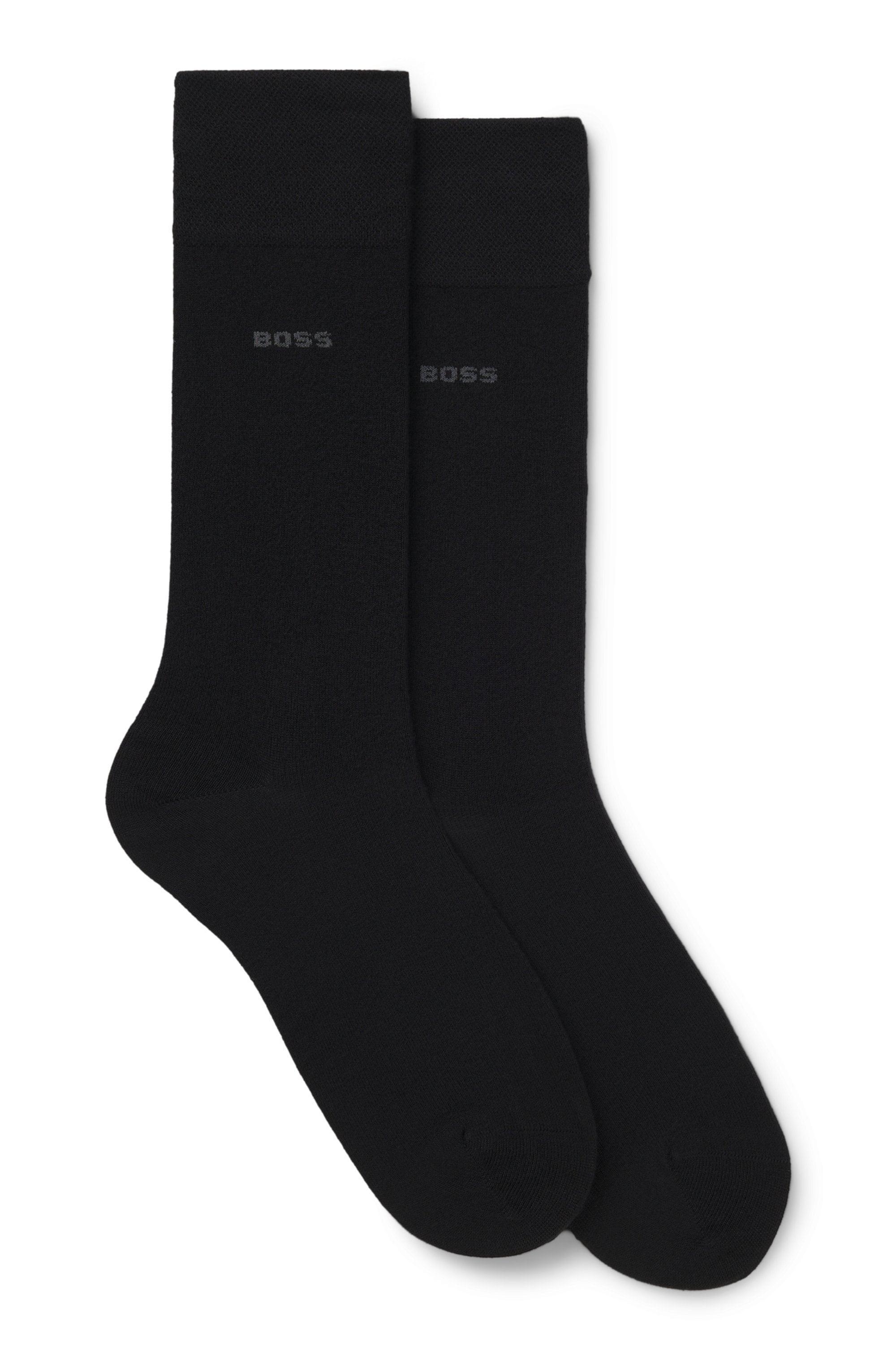 BOSS Businesssocken "2P RS Bamboo 1027" Packung, 2 Stk. tlg. mit Strickbünd günstig online kaufen