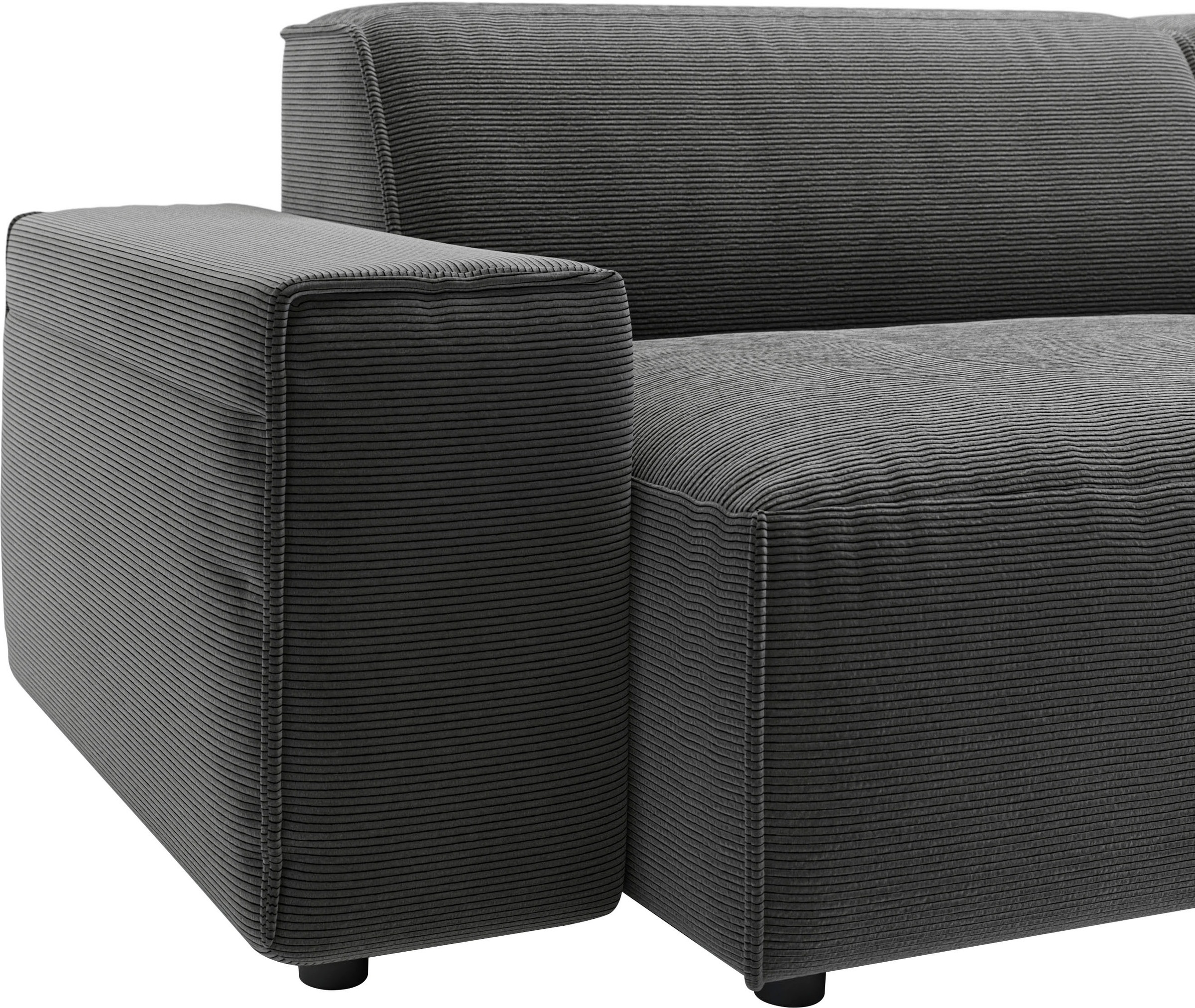 andas Ecksofa »Glimminge L-Form auch in Breitcord, Feincord + Easy care-Bezug,«, Breite 234, Zierkissen