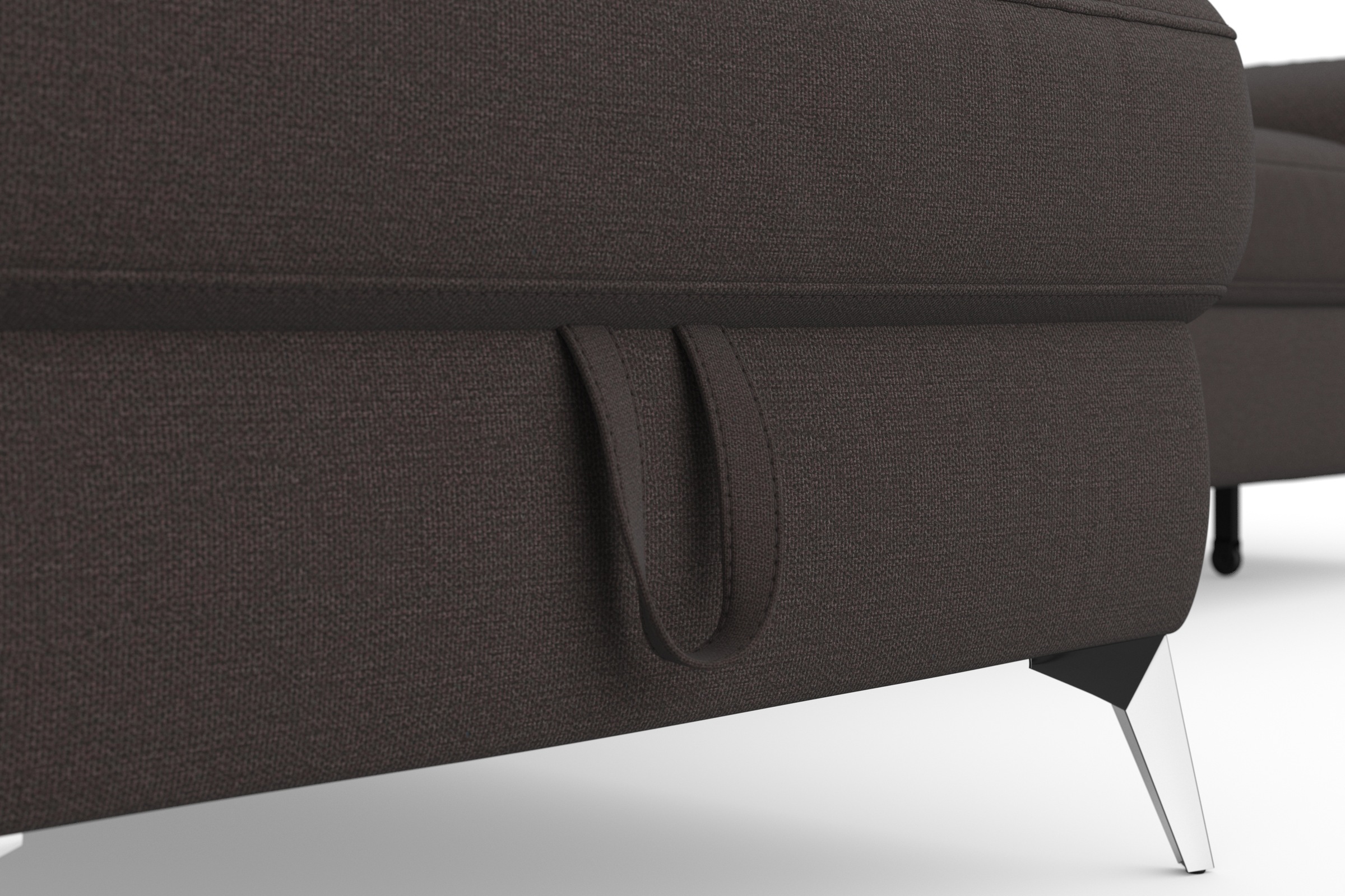 sit&more Ecksofa »Padua L-Form«, inklusive Sitztiefenverstellung, Armteilfunktion und Federkern