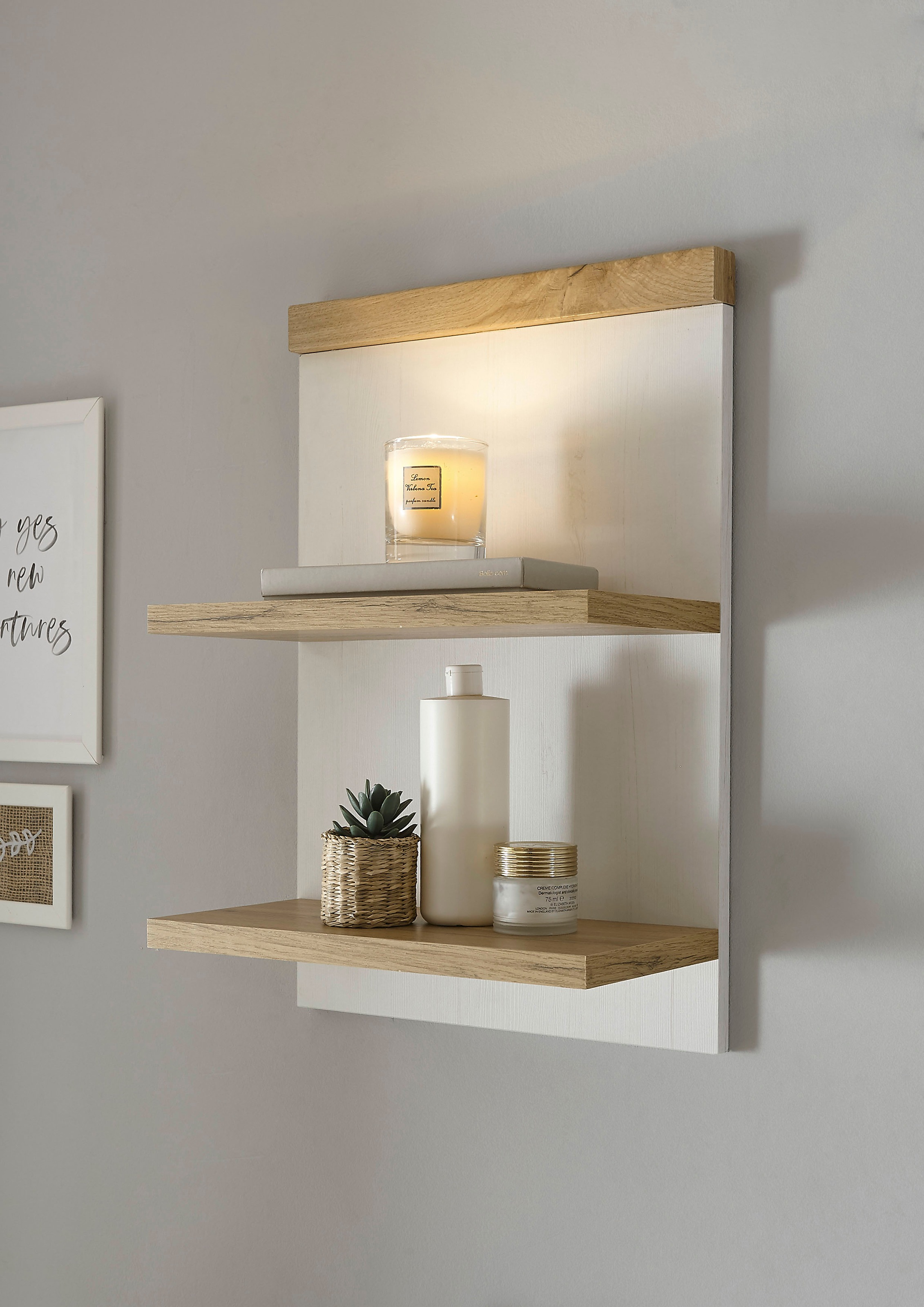 OTTO home Ablageregal "WESTMINSTER, Wandregal im Landhausstil" in 2 Farben günstig online kaufen