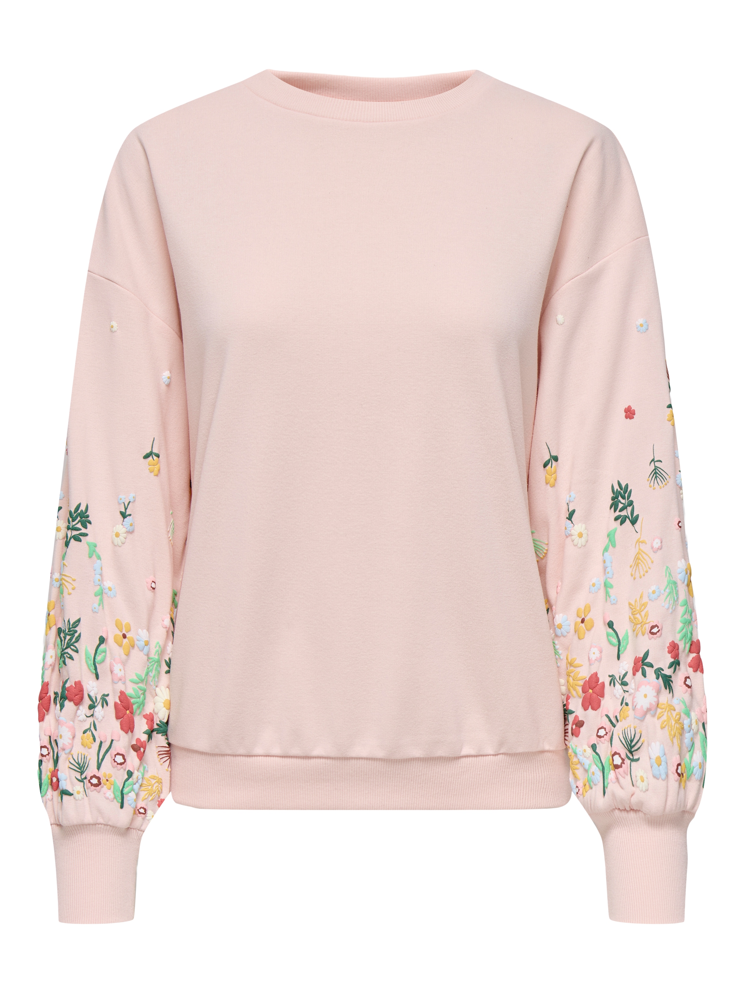 ONLY Sweatshirt »ONLBROOKE L/S O-NECK FLOWER SWT«
