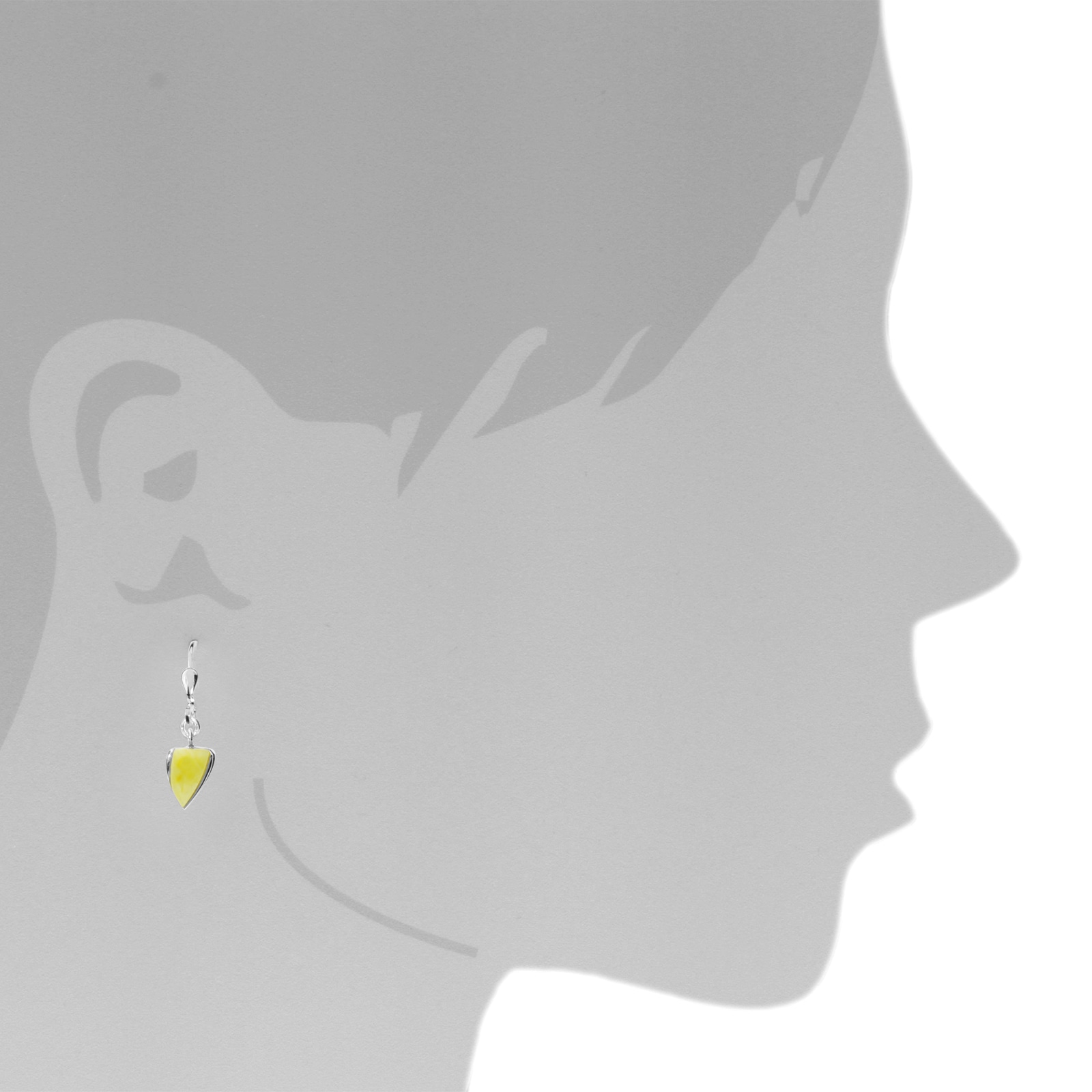 OSTSEE-SCHMUCK Paar Ohrhänger »- Lara - Silber 925/000 - Bernstein«