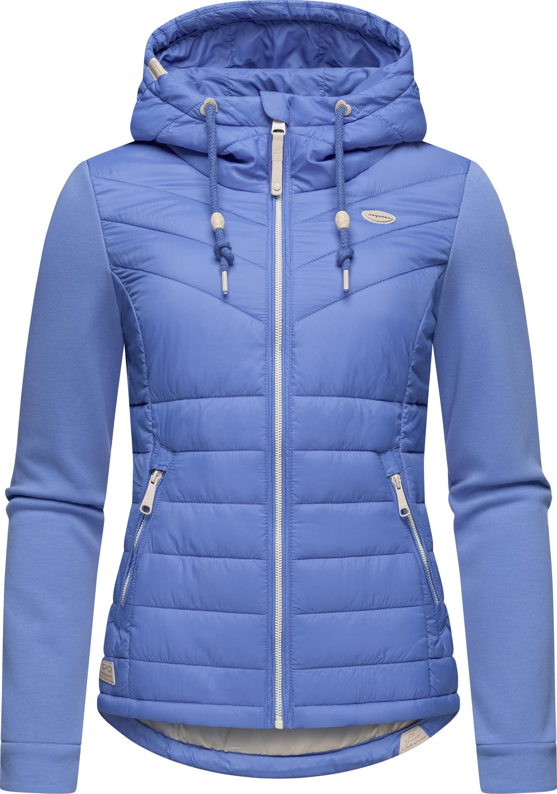 Outdoorjacke »Lucinda«, mit Kapuze, Steppjacke aus modernem Materialmix mit Kapuze