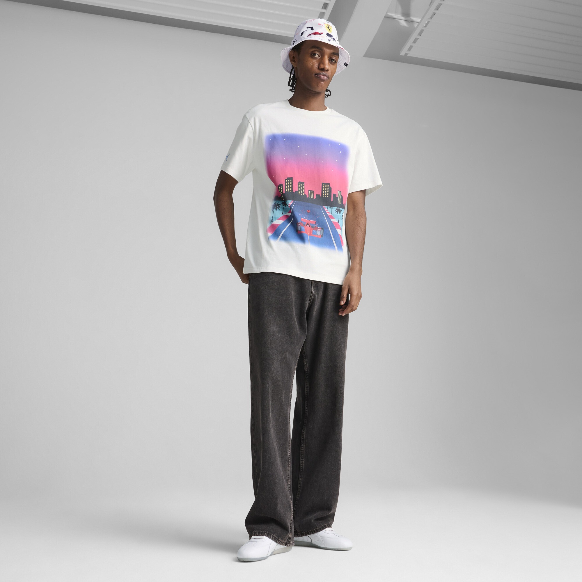 PUMA T-Shirt »Scuderia Ferrari Miami Graphic T-Shirt Herren«