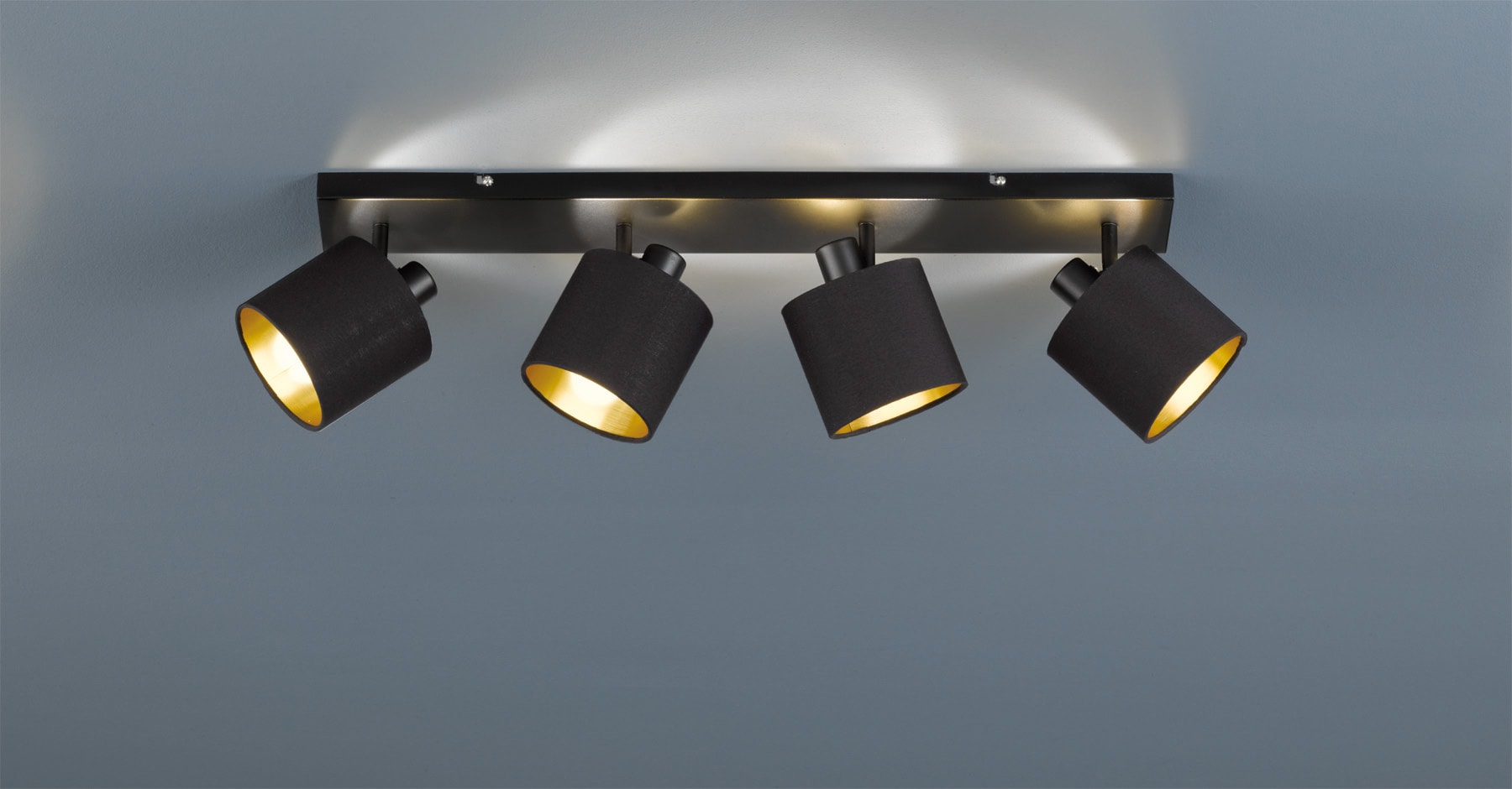 Leuchten | TRIO Deckenstrahler kaufen (E14) Optik 4 in 4-flammiger flammig-flammig, Deckenspot »Tommy«, BAUR schwarz-gold
