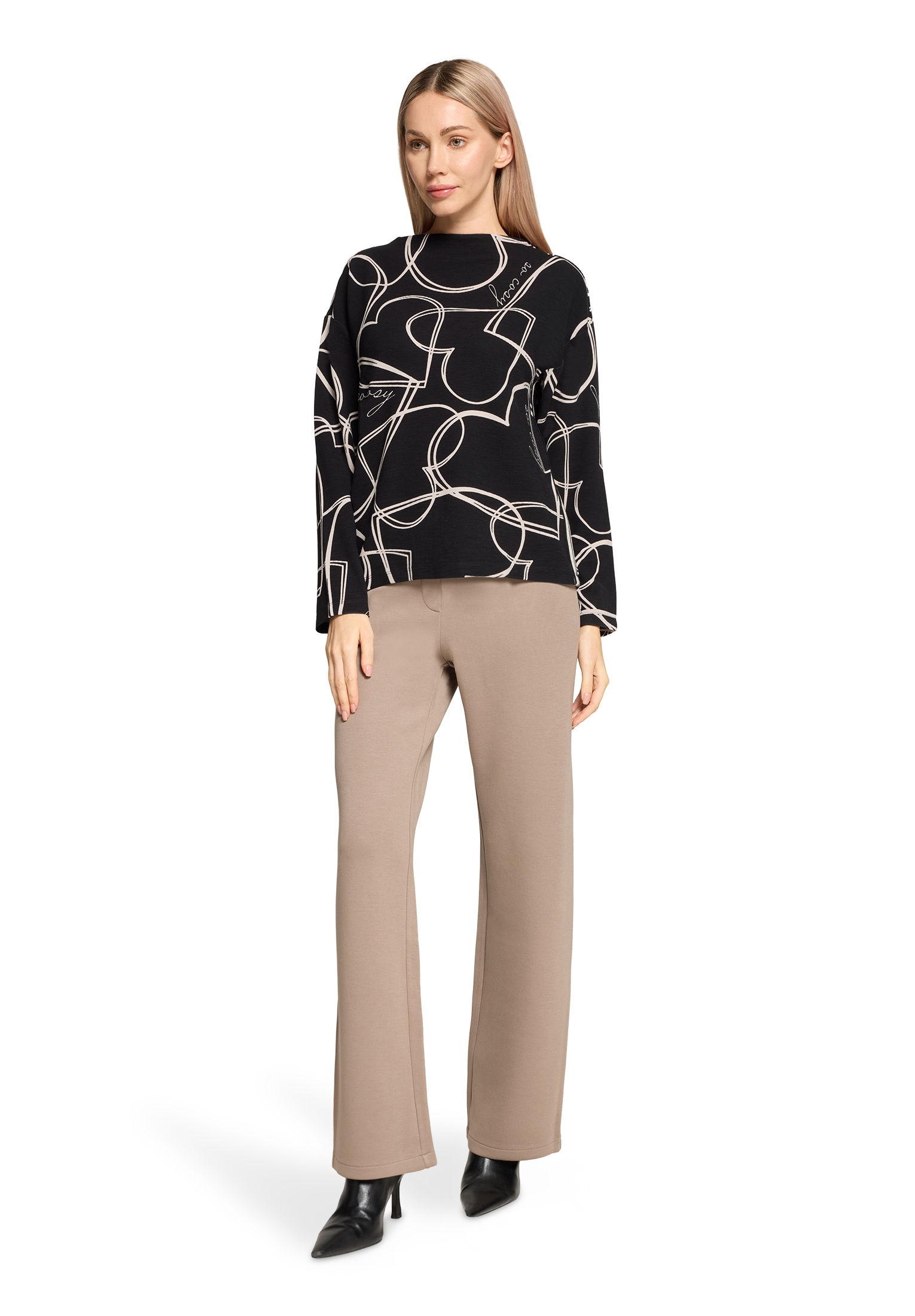 Betty Barclay Sweatshirt »Damen mit Rippenstruktur«
