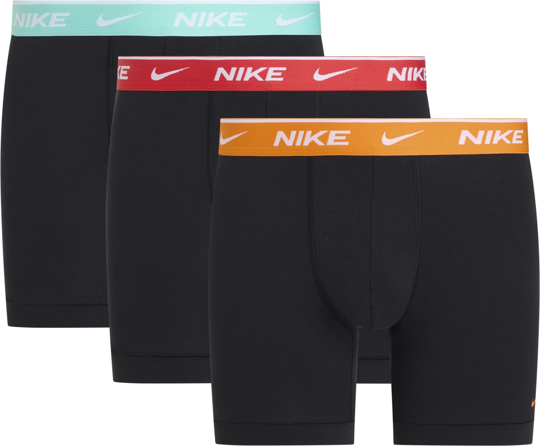 NIKE Underwear Boxershorts "BOXER BRIEF 3PK", 3 Stk. mit NIKE Logo-Elastikb günstig online kaufen
