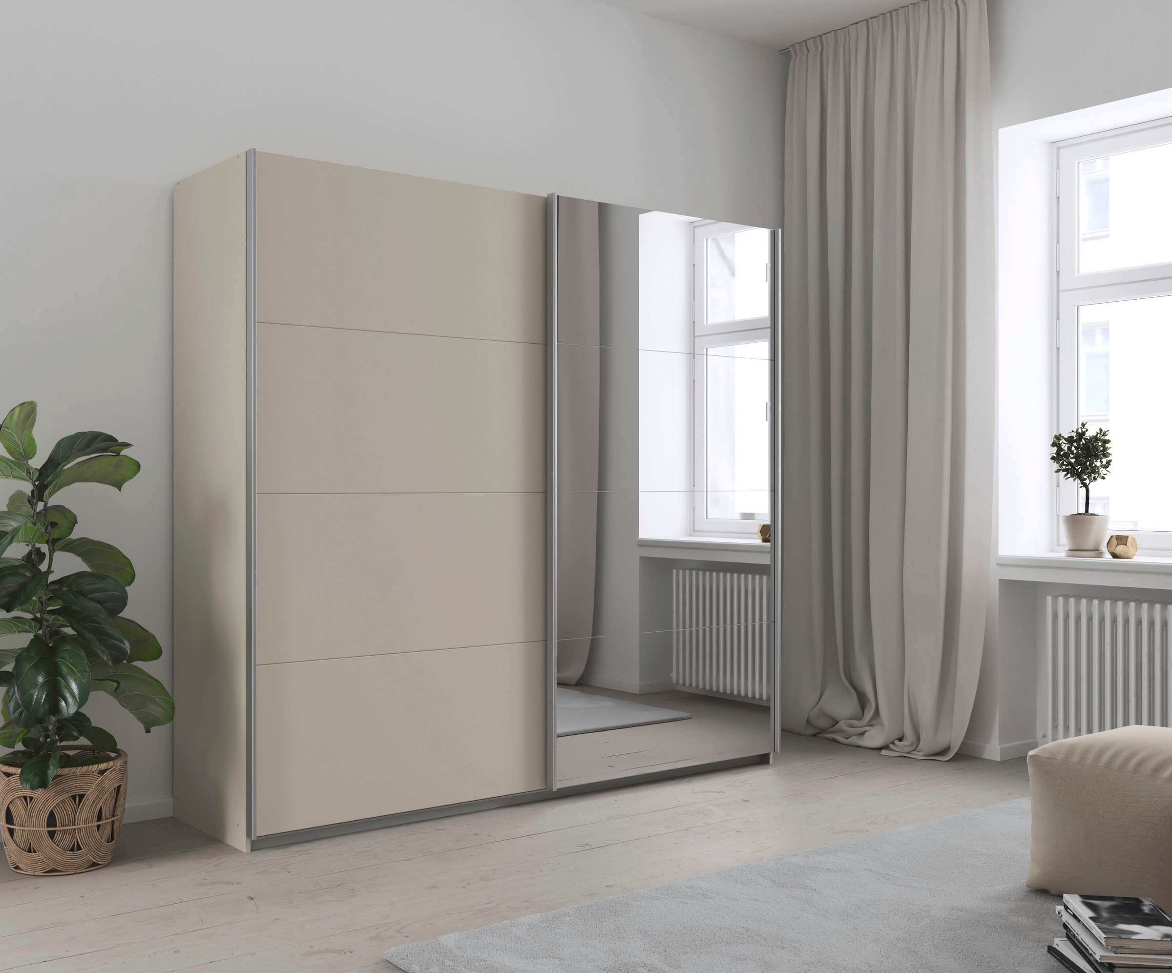 OTTO home Schwebetürenschrank "Kleiderschrank Schrank Garderobe Schlafzimme günstig online kaufen