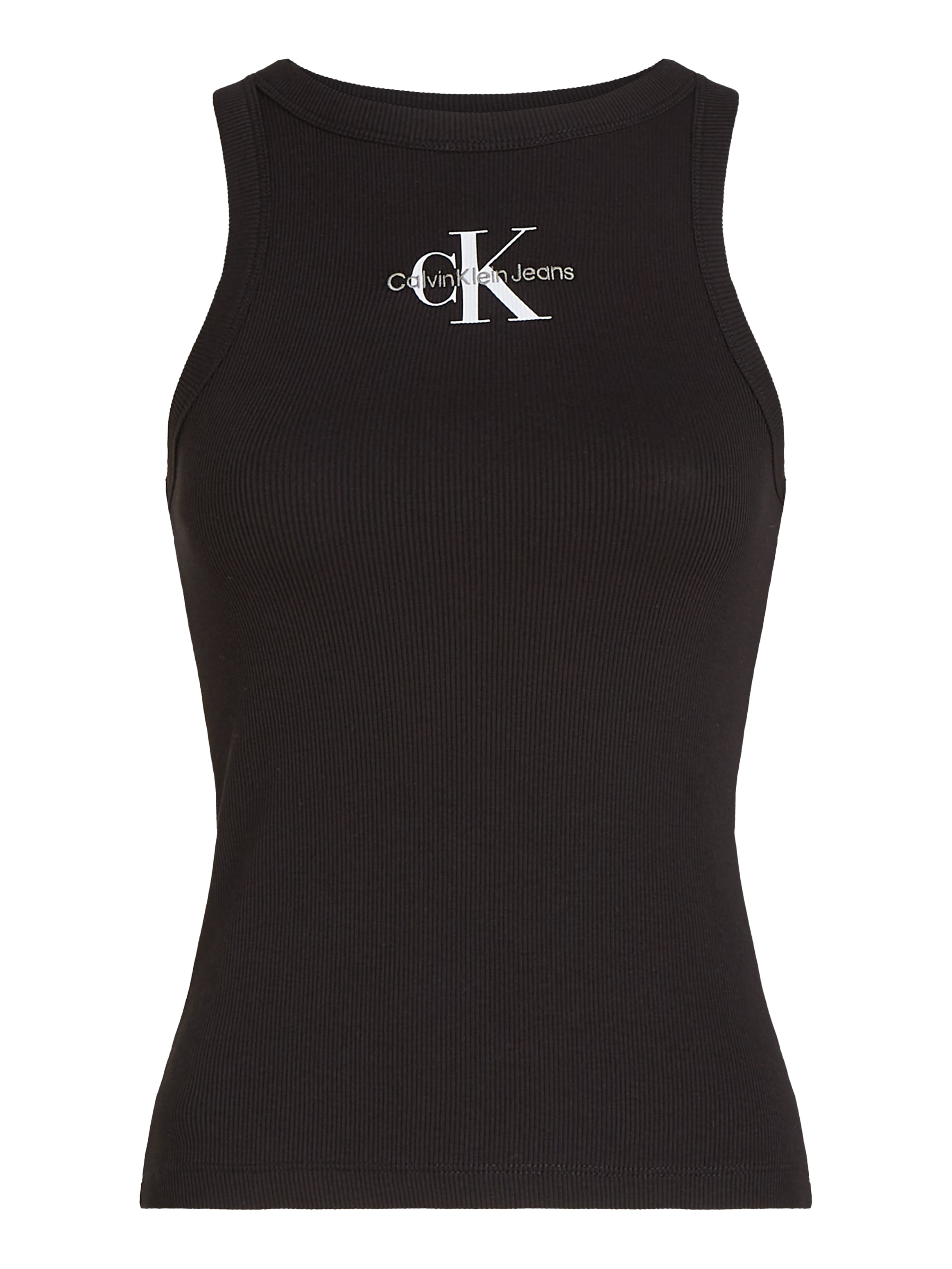 Calvin Klein Jeans Tanktop »MONOLOGO RIB TANK TOP«, mit Logostickerei