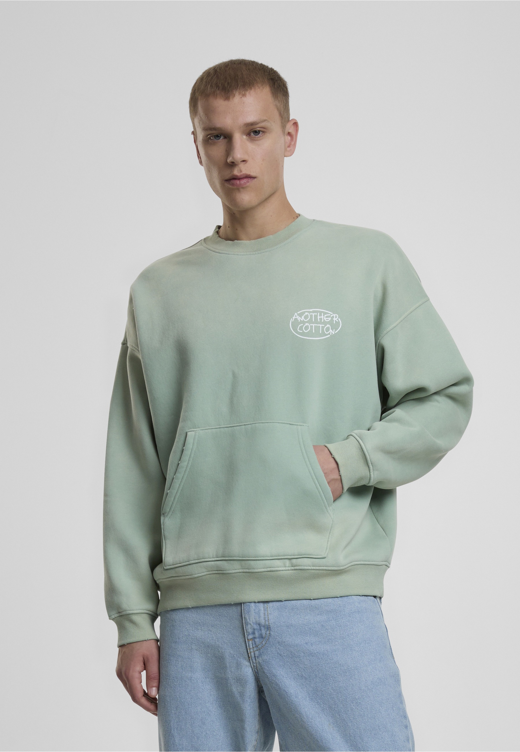 Another Cotton Lab Rundhalspullover »Another Cotton Lab Matcha Mornings Oversized Sweatshirt« 1