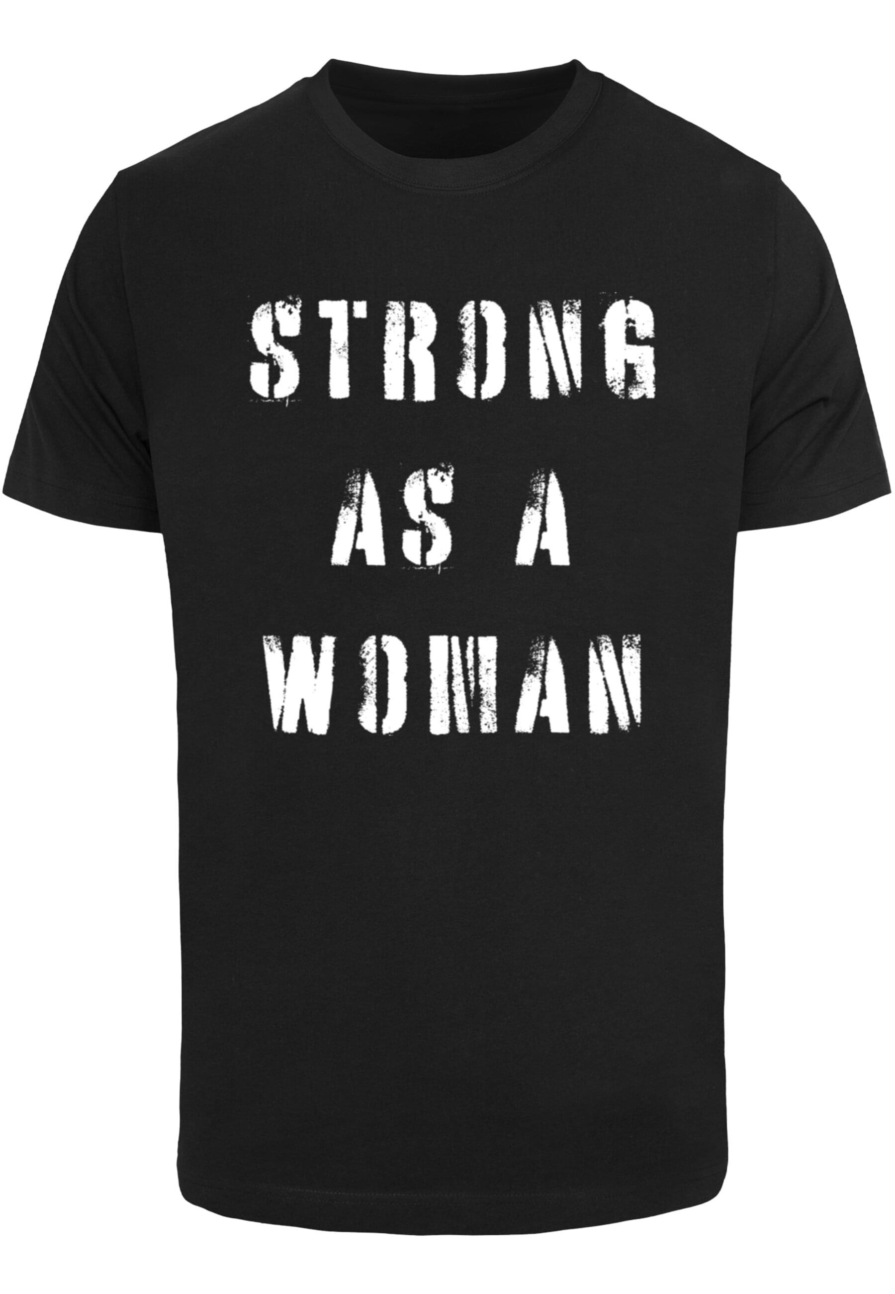 Merchcode T-Shirt »Merchcode Unisex WD - Strong As A Woman T-Shirt Round Neck«, (1 tlg.)