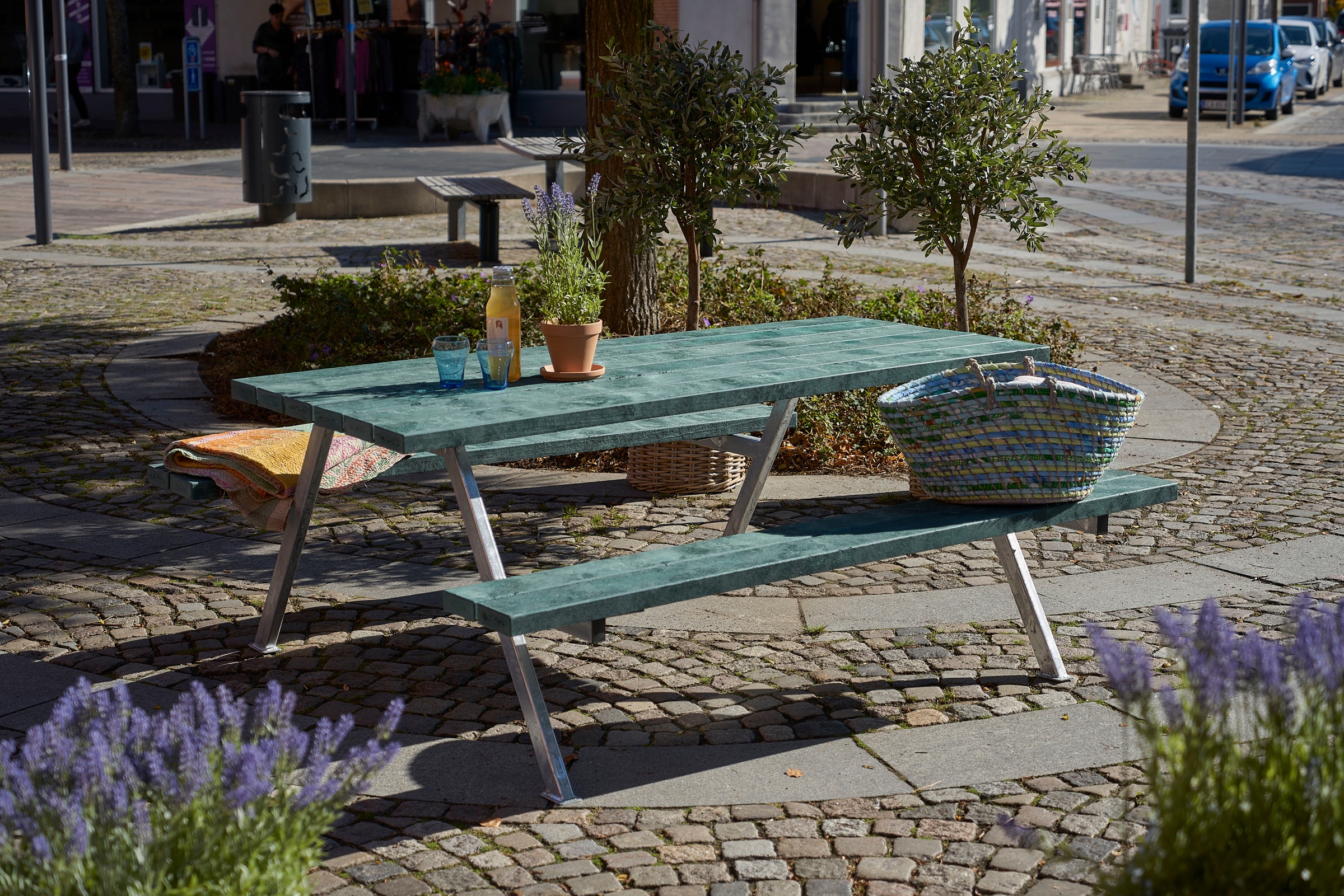 PLUS Garten-Essgruppe »Alpha Kombimöbel« 1 Stk. tlg. 177x161x73/45 cm