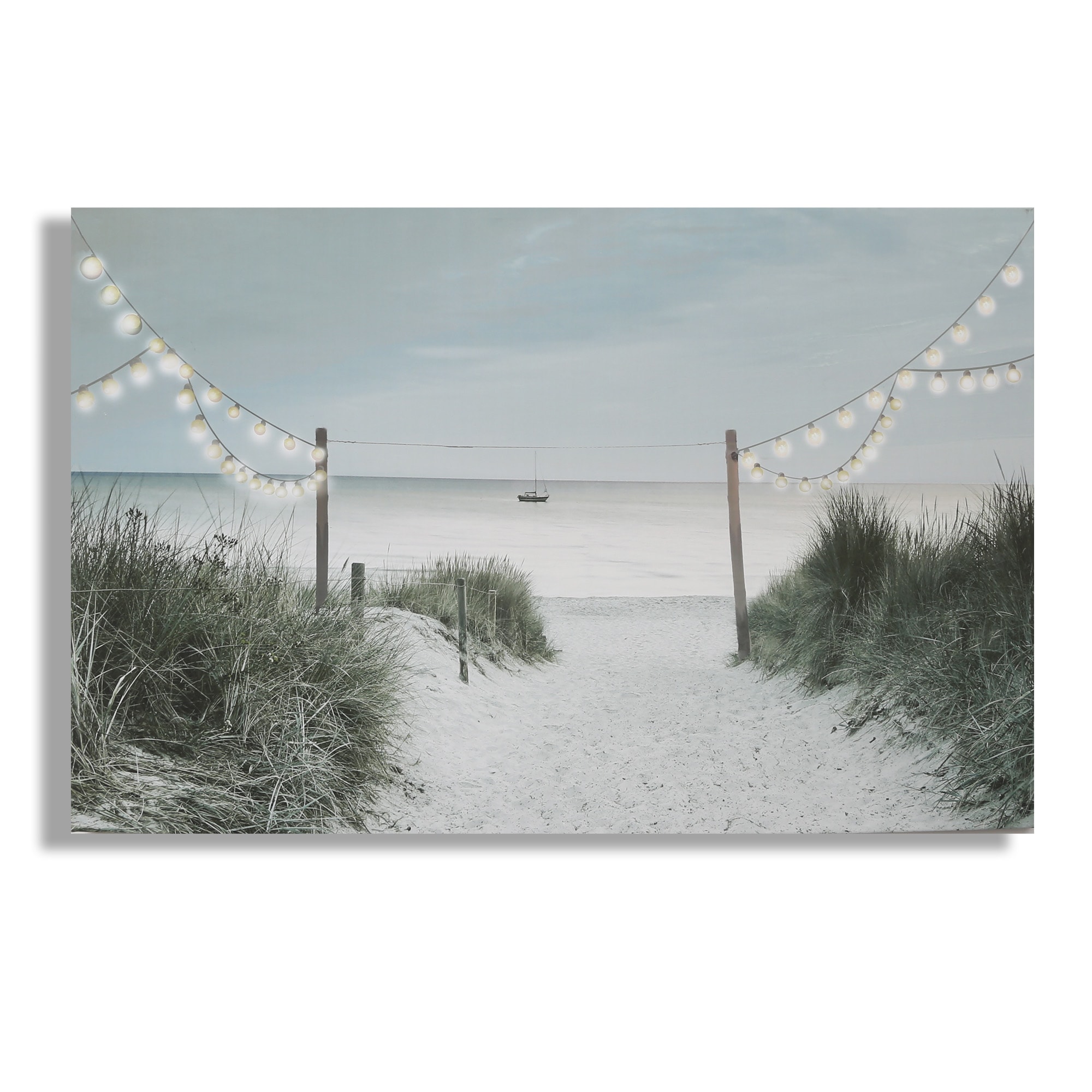 Art for the home LED-Bild "Strand LED 60x90cm", (1 St.) günstig online kaufen