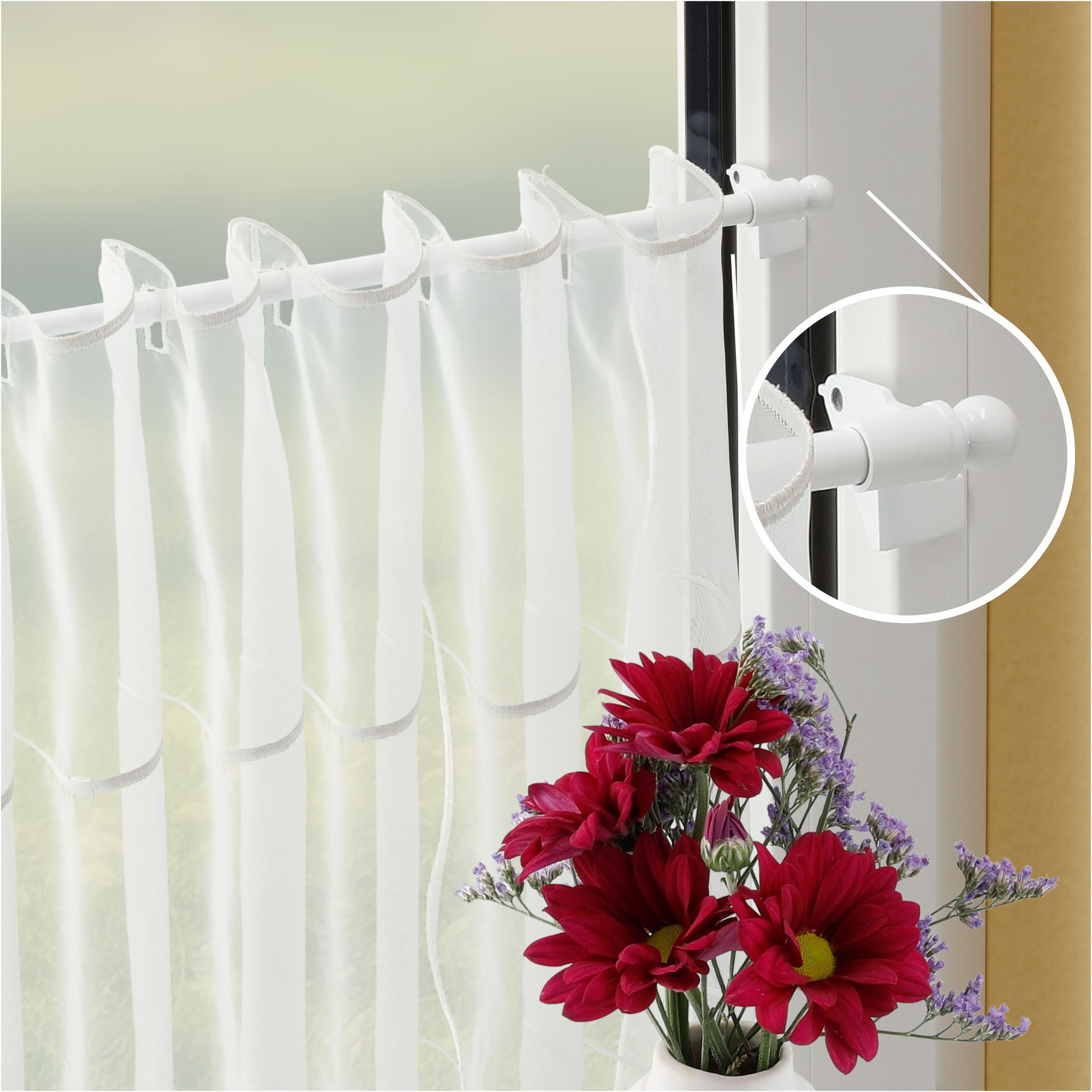 Good Life Scheibenstange "FINA" 1 läufig-läufig ausdrehbar Klemmfix - ohne günstig online kaufen