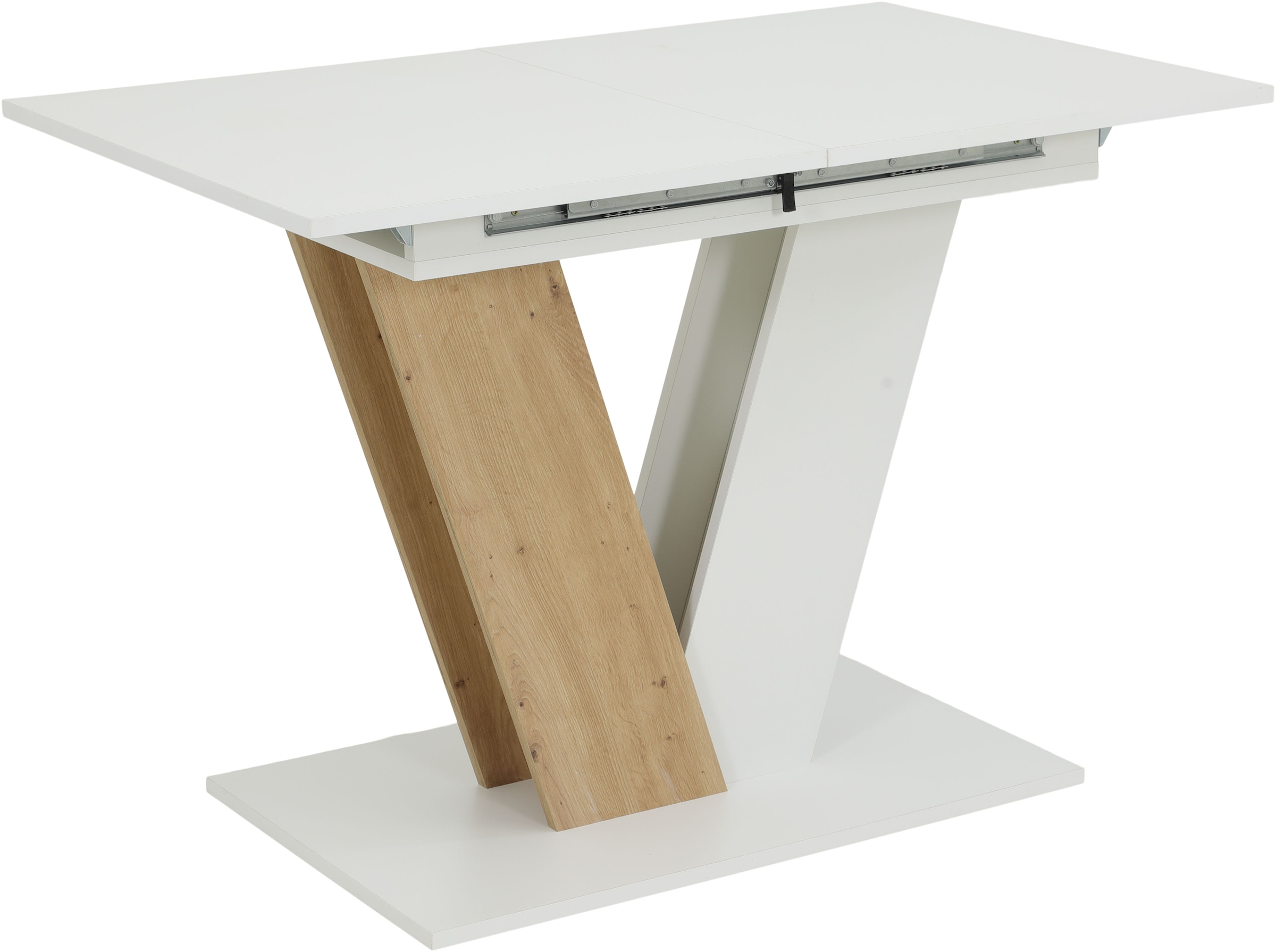 HELA Säulen-Esstisch "SIENA" 1 Stk. tlg. Einlegeplatte,Synchronauszug,ABS-K günstig online kaufen