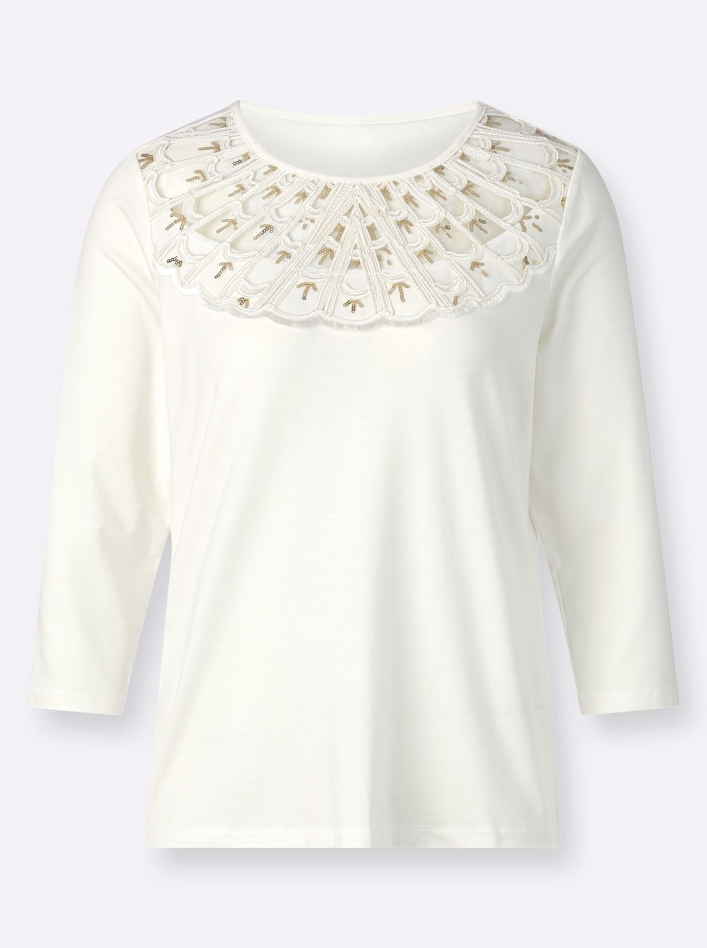 creation L 3/4-Arm-Shirt »Lyocell-Shirt«, (1 tlg.)