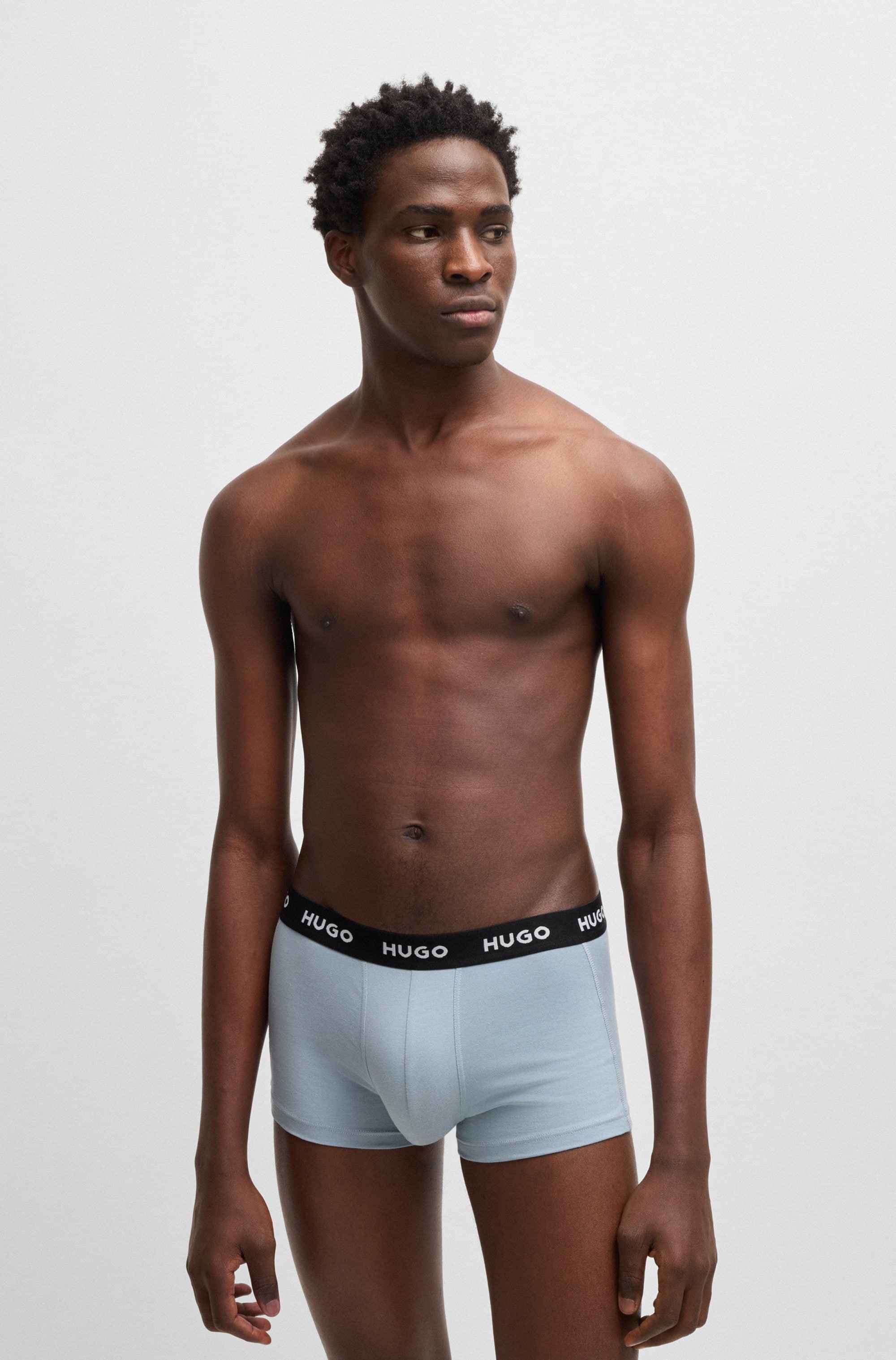 HUGO Underwear Trunk »TRUNK TRIPLET DESIGN«, (Packung, 3 St.), mit Logobund