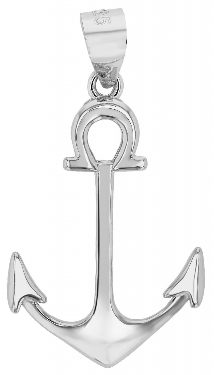 Adelia´s Kettenanhänger »hochwertiger Anker Anhänger aus 925 Sterling Silber« ()