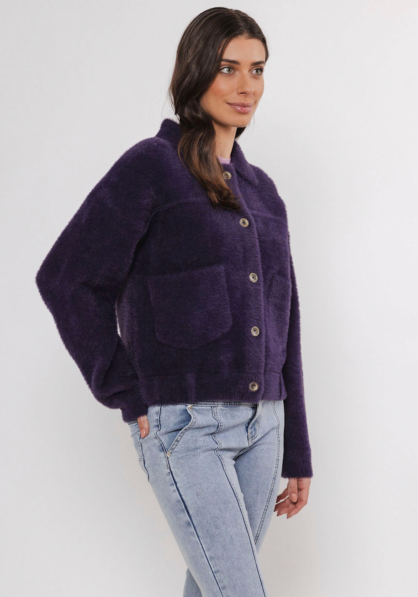 Rino & Pelle Kurzjacke, mit Knopfdetails
