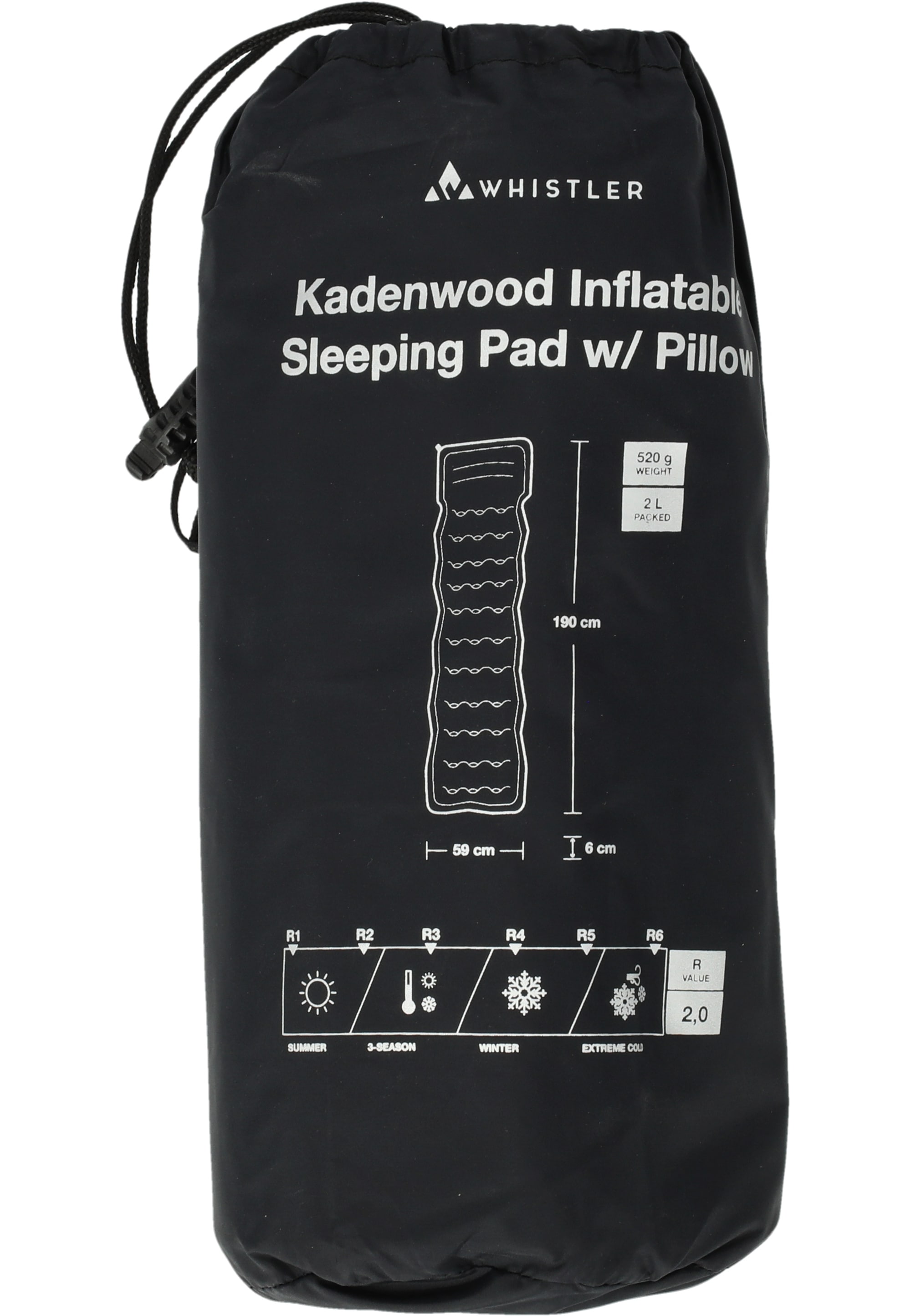 WHISTLER Luftbett »Kaderwood«, mit eingebautem Kopfkissen