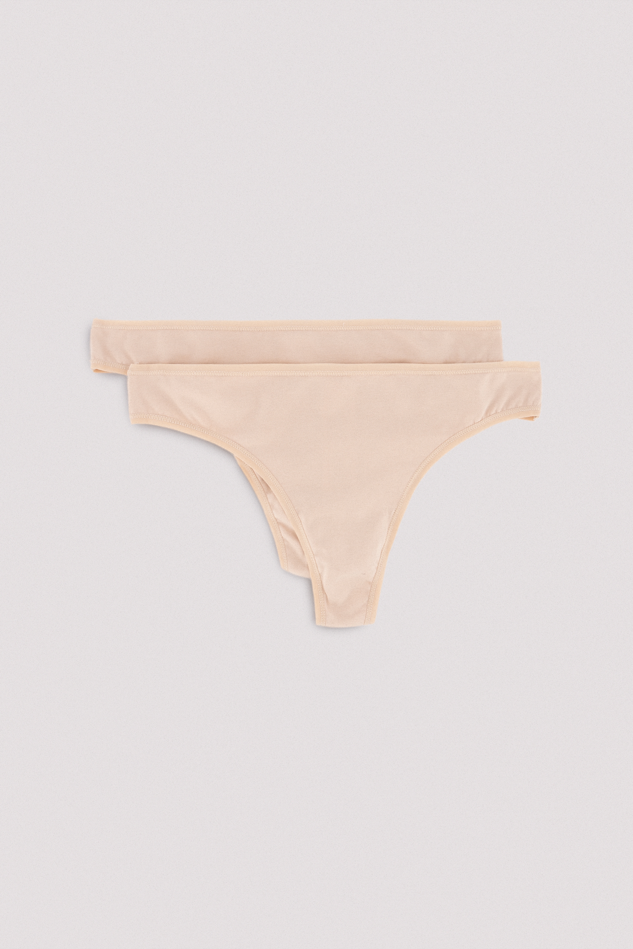 Tanga »BASIC COLLECTION COTTON«, (2er Pack), aus weicher Baumwollmischung