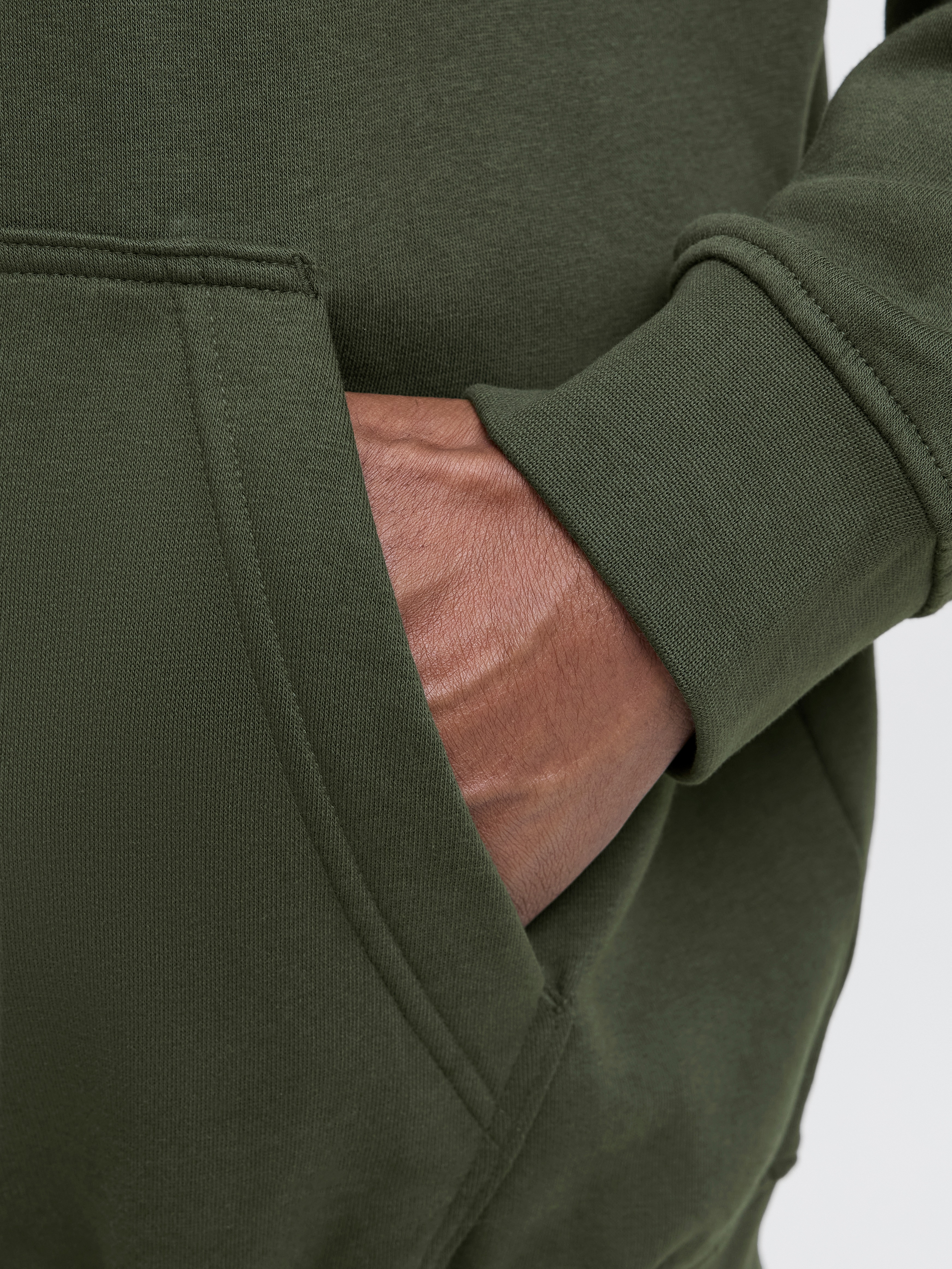 Thumbnail - Jack & Jones PlusSize Kapuzensweatshirt "JJESOHO SWEAT HOOD NOOS PLS", mit Logobranding