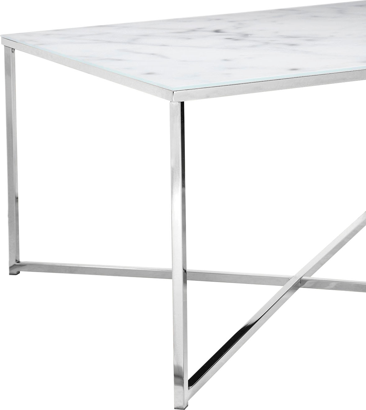 SalesFever Couchtisch, Tischplatte in Marmoroptik