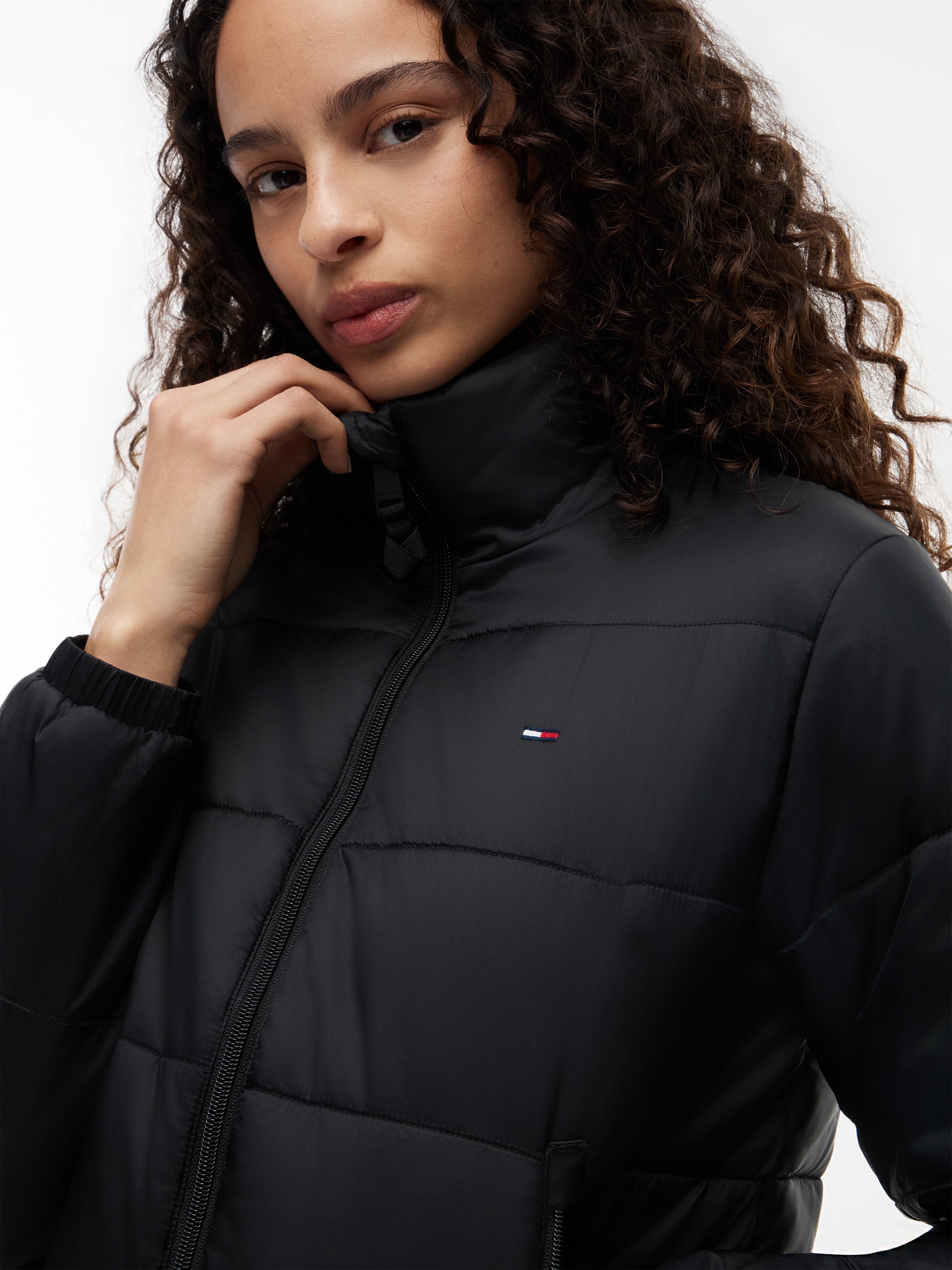 Tommy Jeans Steppjacke »TJW REG PADDED JACKET« Steppware, Reißverschlusstaschen, Stehkragen