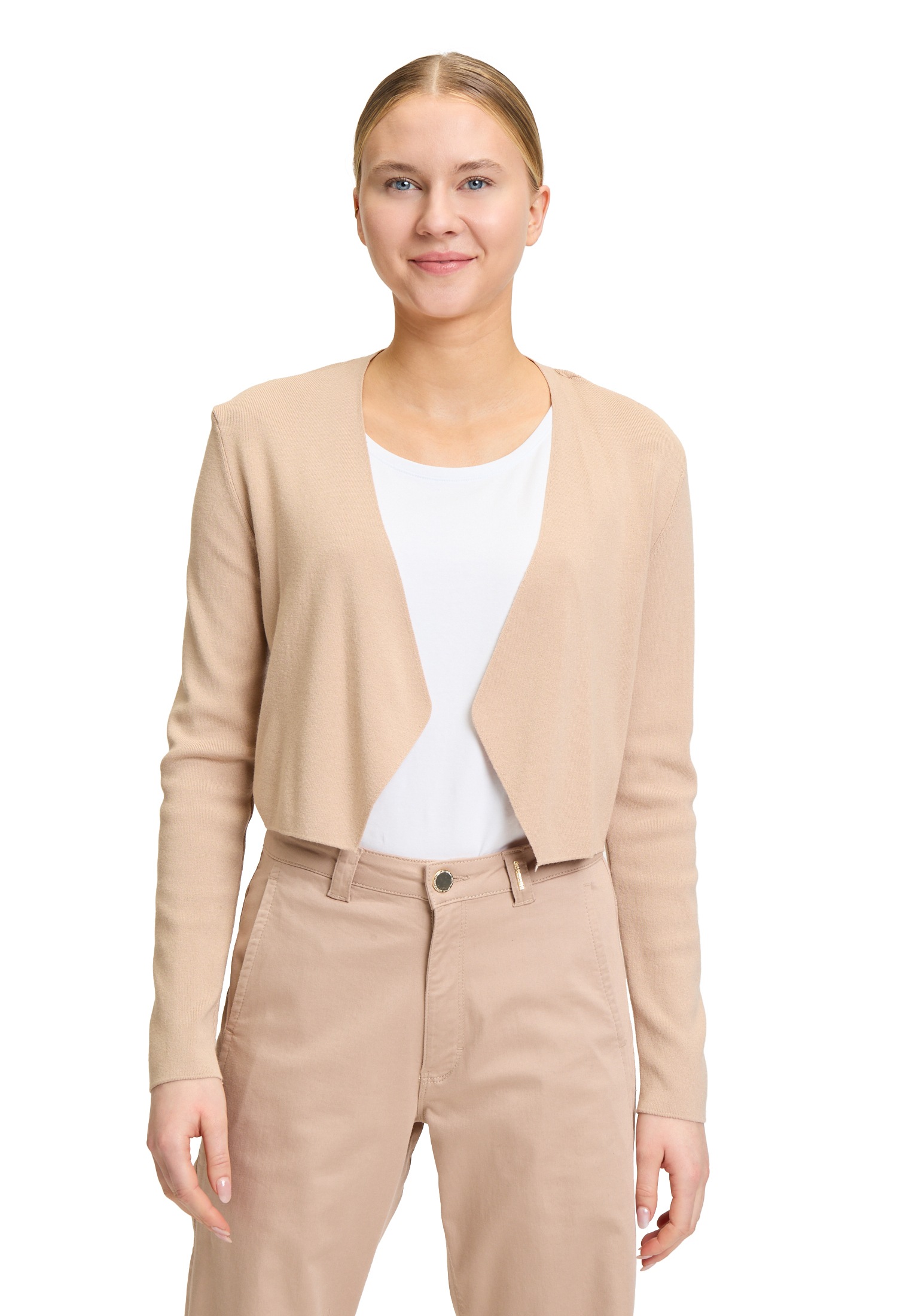 Betty&Co Strickjacke »Betty & Co Feinstrickjacke ohne Verschluss«, Struktur