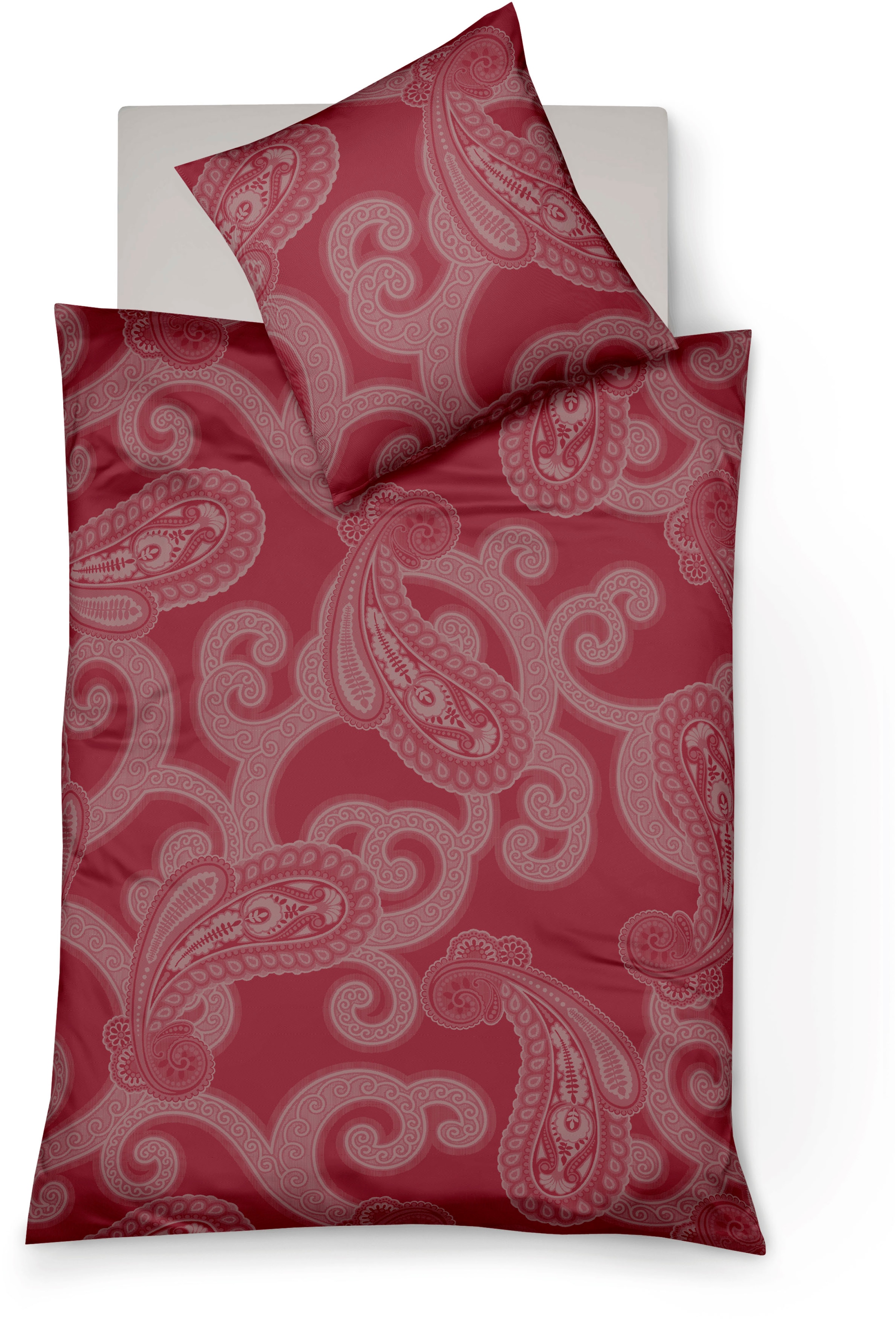 fleuresse Bettwäsche "Lech 4312" 3 Stk. tlg. Jacquard Flanell, Baumwolle, i günstig online kaufen