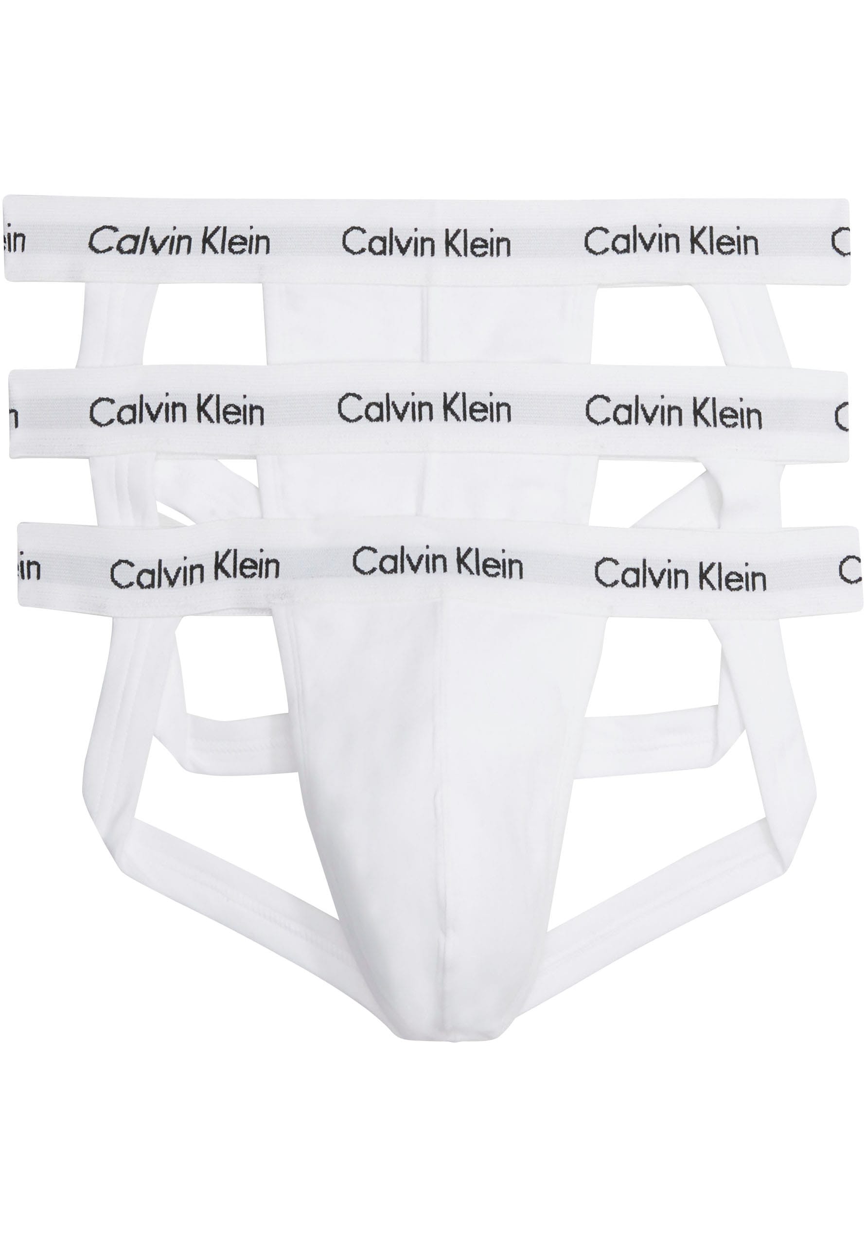 Calvin Klein Underwear String "JOCK STRAP 3PK", (Packung, 3er-Pack), mit Calvin Klein Logo-Elastikbund