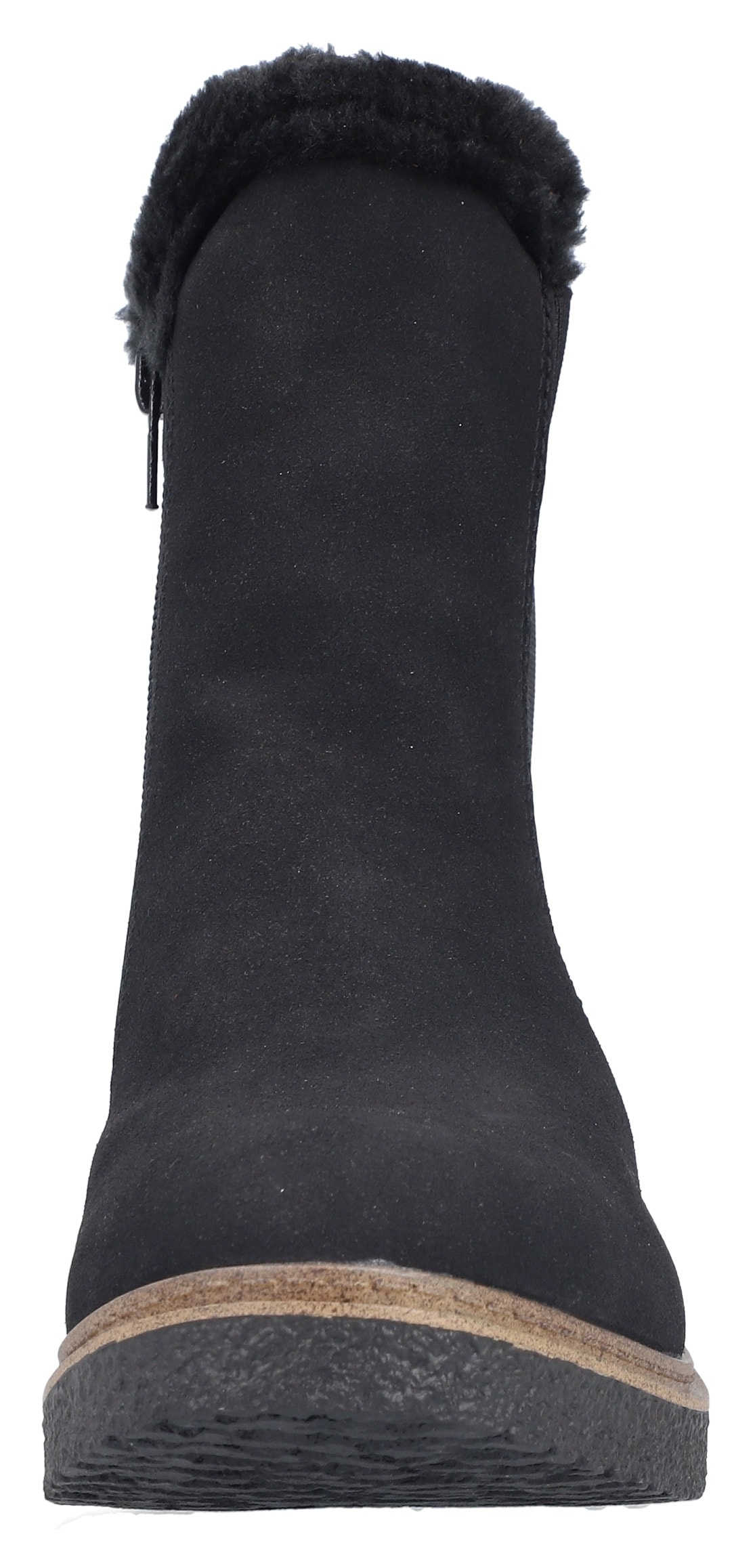 Rieker Winterboots, Chelseaboots, Winterstiefelette, Blockabsatz, mit Innenreißverschluss