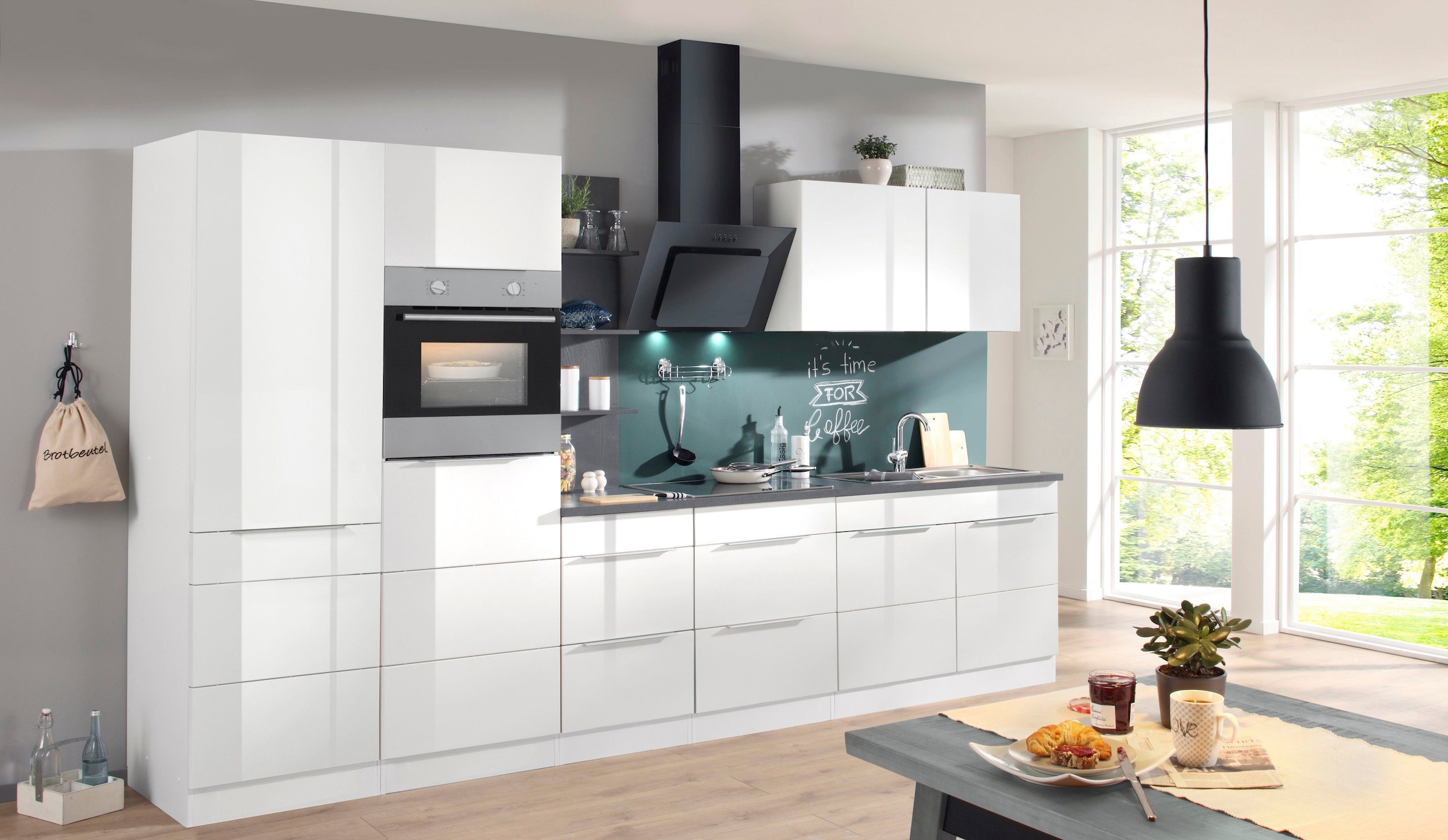 KOCHSTATION Küchenzeile "KS-Brindisi Breite 330 cm" wahlweise mit E-Geräten günstig online kaufen