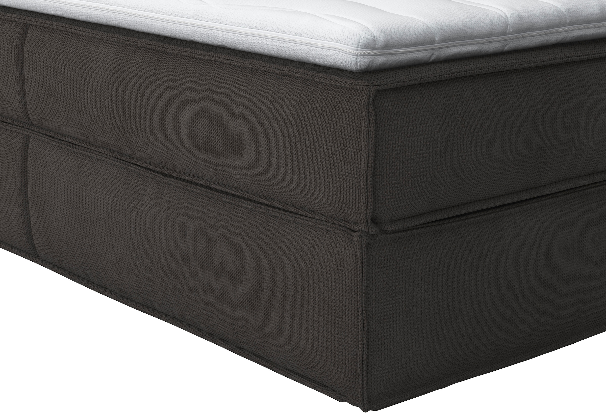 Home affaire Boxspringbett »Milano«, Boxbett inkl. Topper, 2 Matratzen, Härtegrade H2, H3 und H4 wählbar
