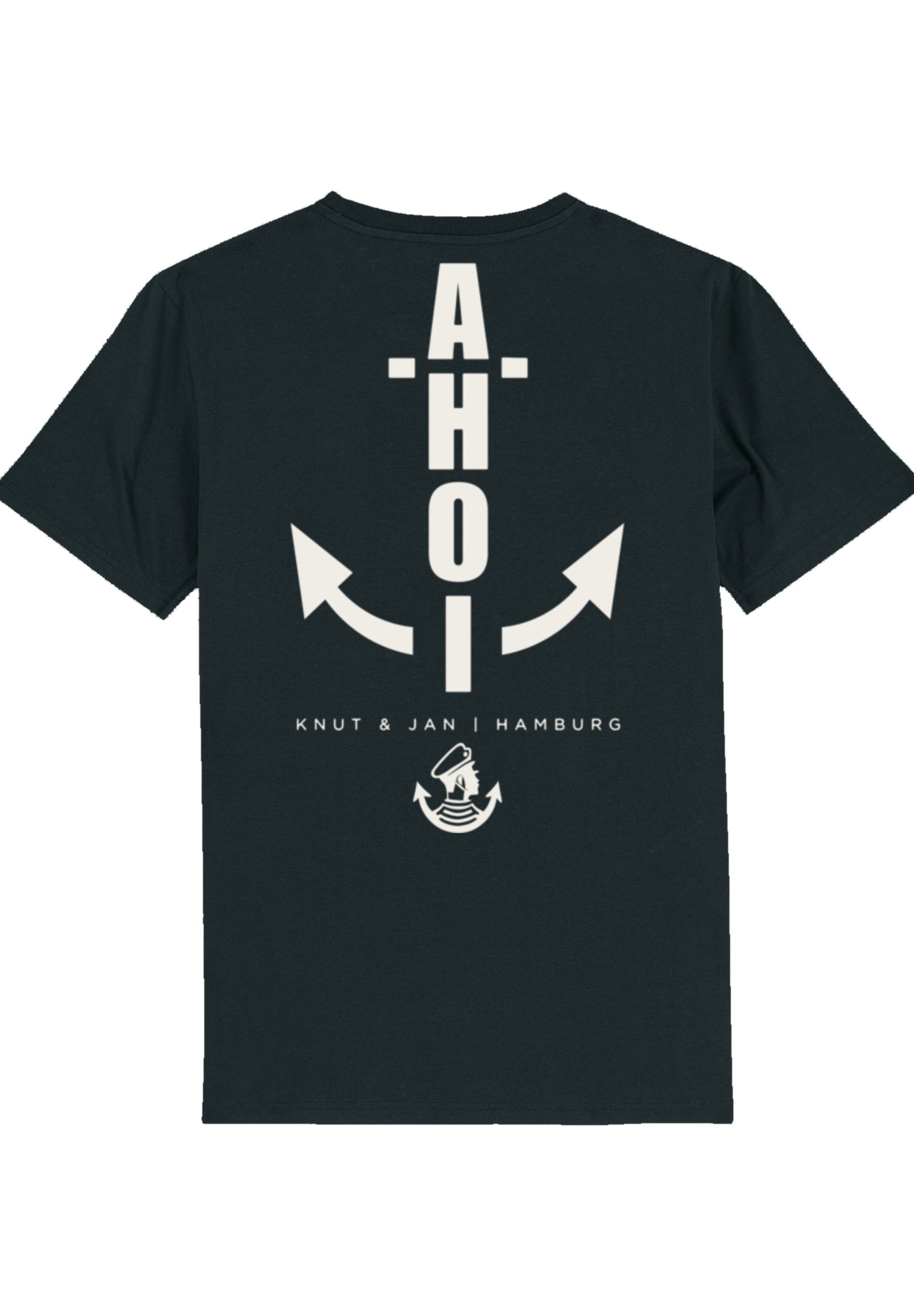 T-Shirt »Ahoi Anker Knut & Jan Hamburg«, Print