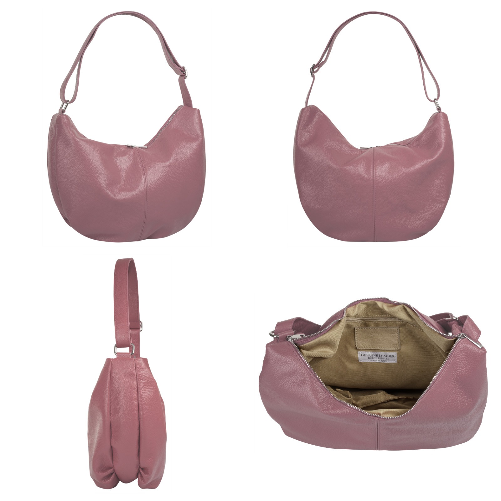 Samantha Look Shopper, echt Leder, Made in Italy