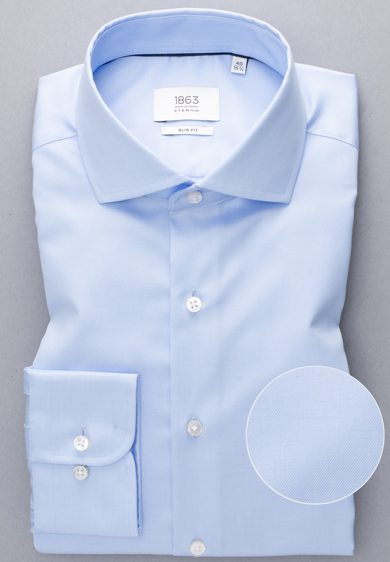 Eterna Langarmhemd »SLIM FIT«, NON IRON (bügelfrei)