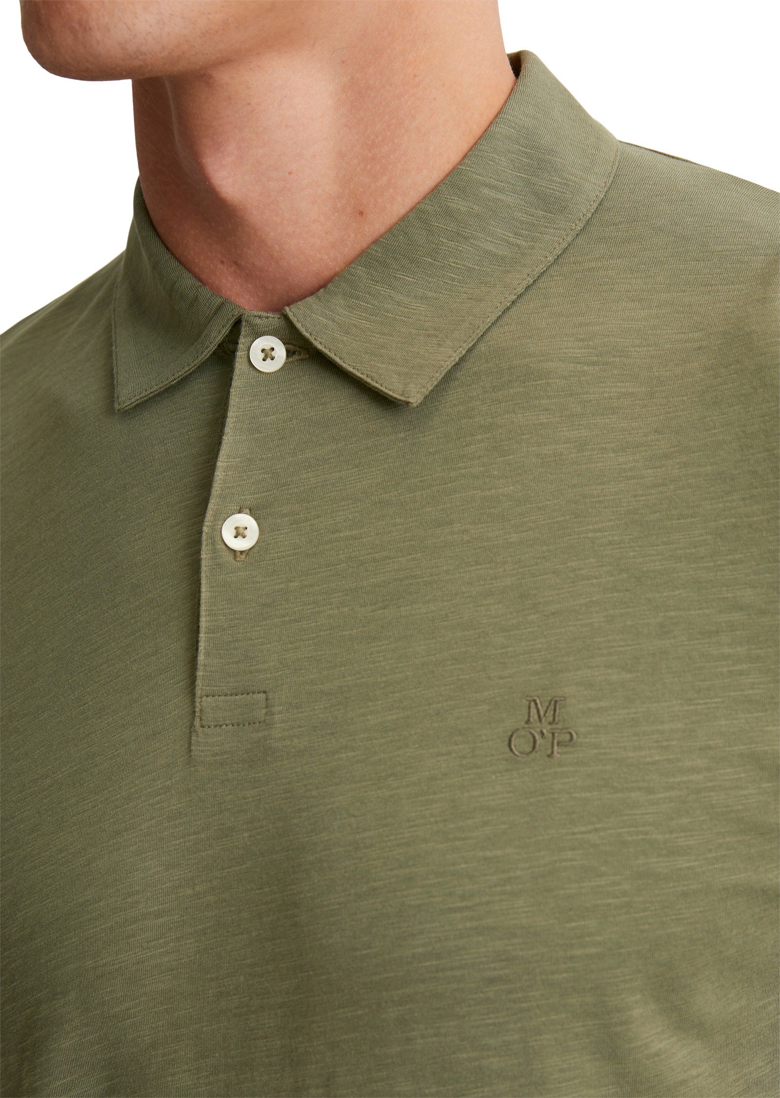 Marc O'Polo Poloshirt »in softer Slub-Jersey-Qualität«