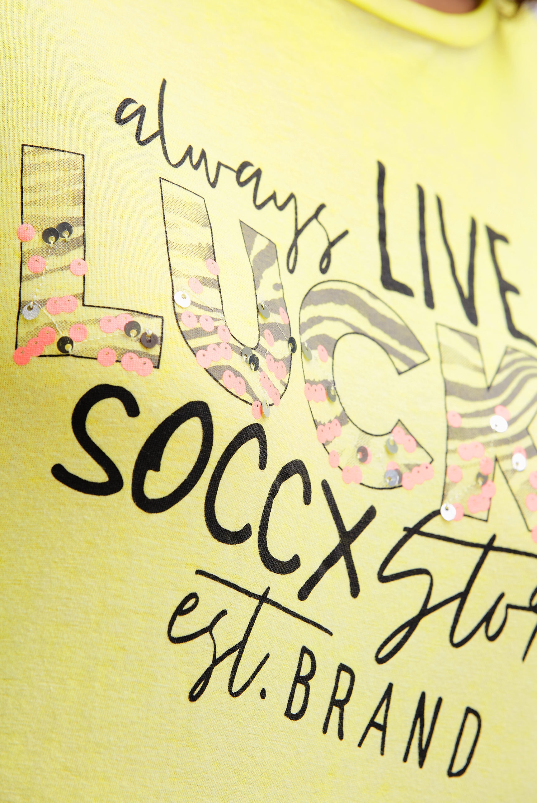 SOCCX Rundhalsshirt aus Baumwolle