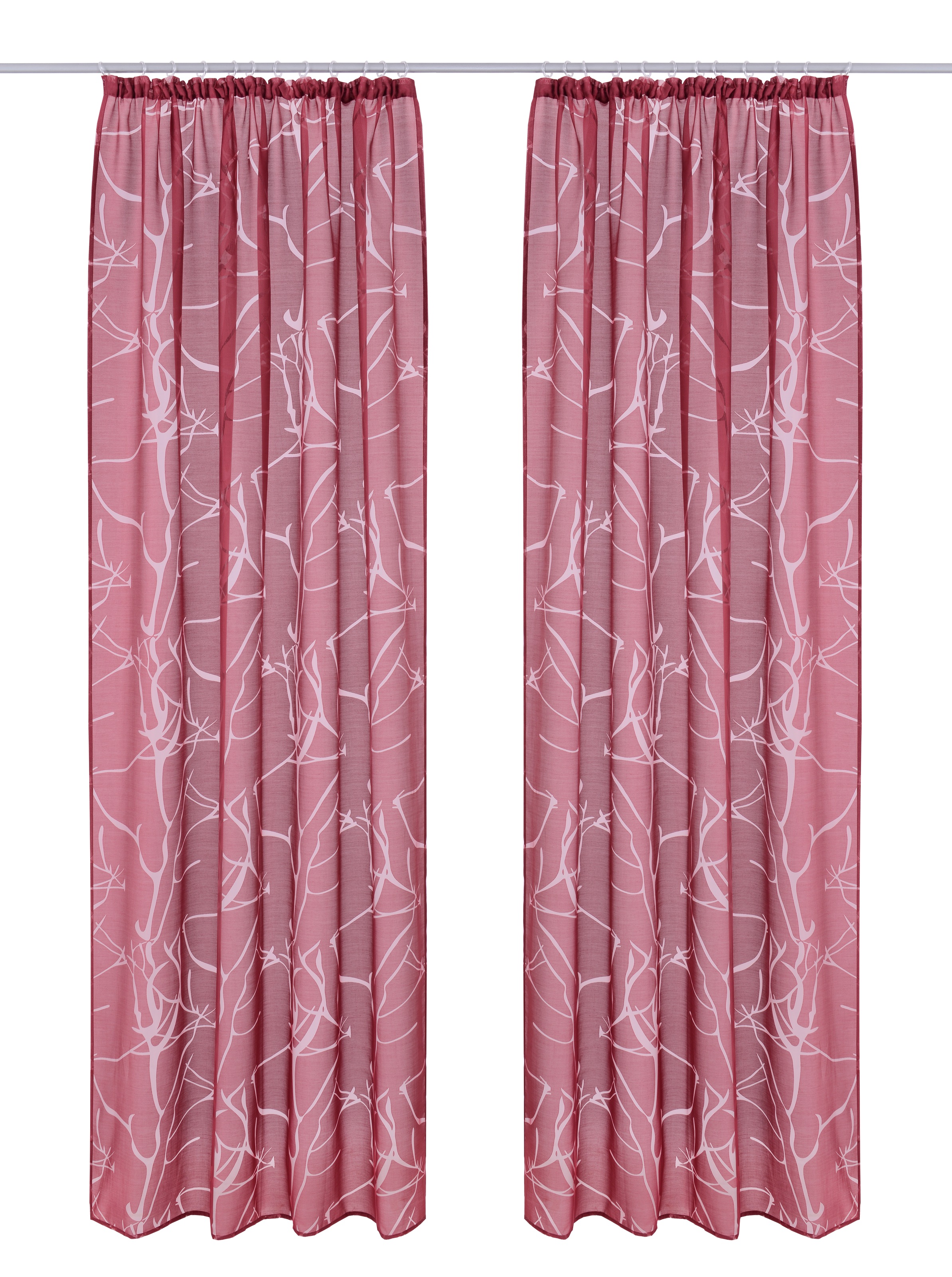 OTTO home Gardine "Anna" Kräuselband 1 Stk. tlg. Viskose, Polyester, Äste-M günstig online kaufen